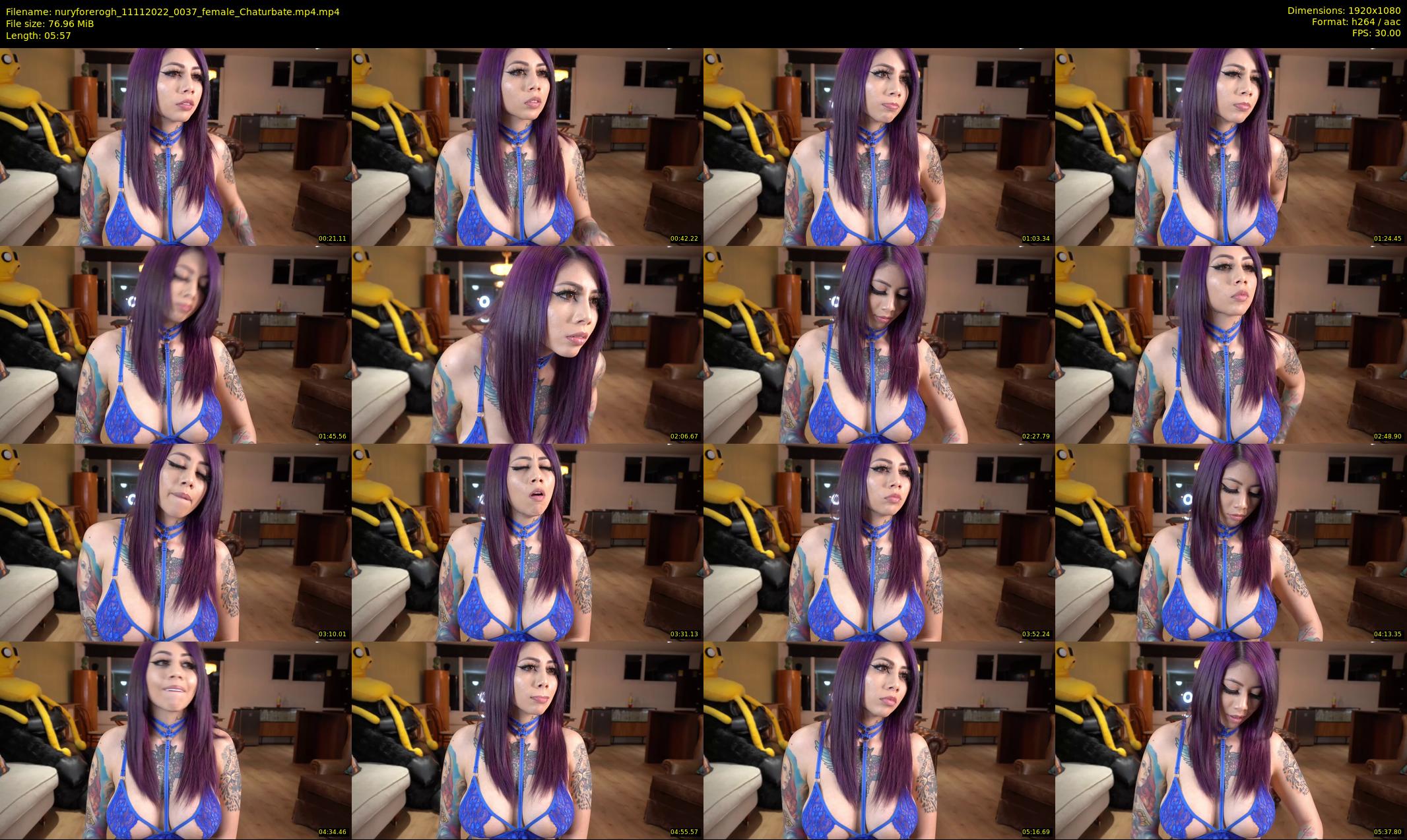 nuryforerogh — 6 minute Chaturbate female cam show recording, 1080p, Nov 11, 2022