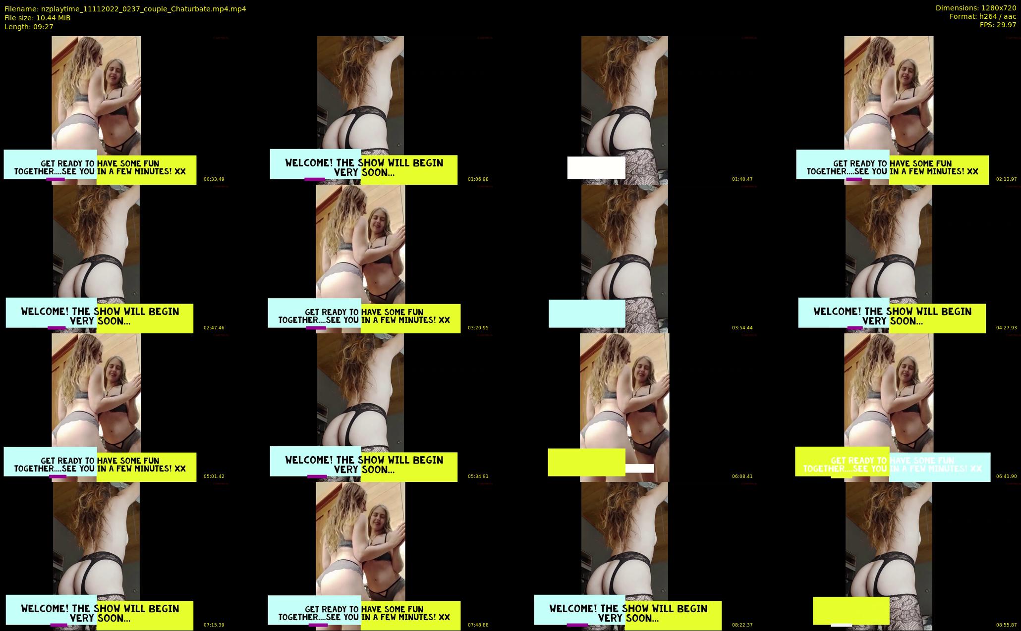 nzplaytime — 10 minute Chaturbate couple cam show recording, 720p, Nov 11, 2022