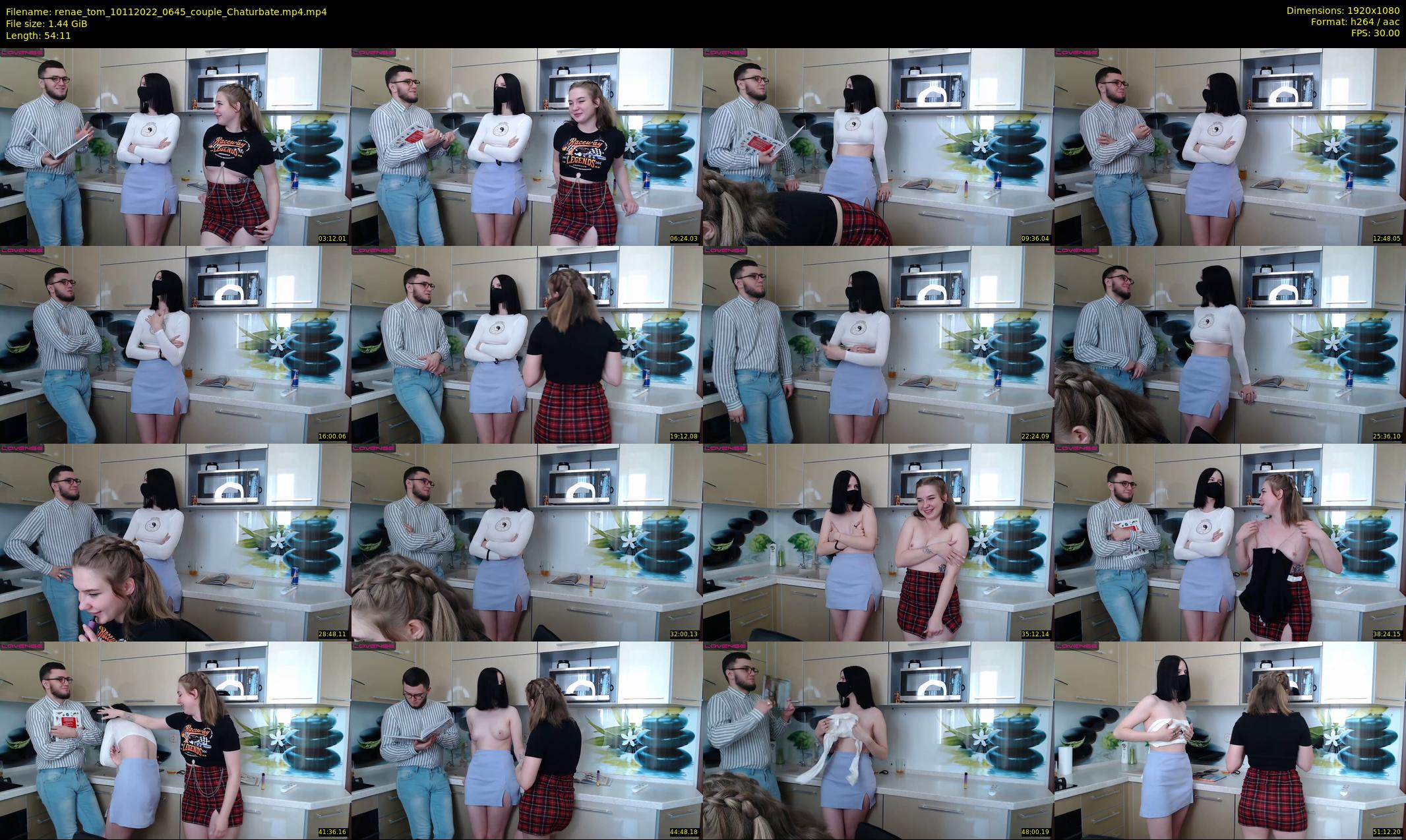 renae_tom — 55 minute Chaturbate couple cam show recording, 1080p, Nov 10, 2022