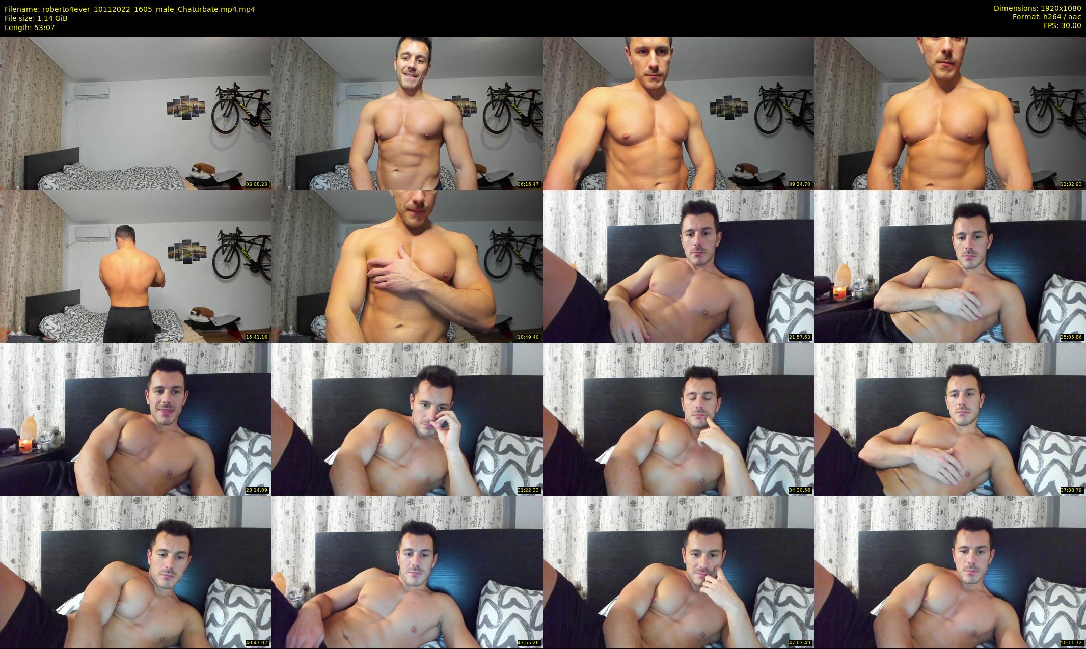 roberto4ever — 54 minute Chaturbate male cam show recording, 1080p, Nov 10, 2022