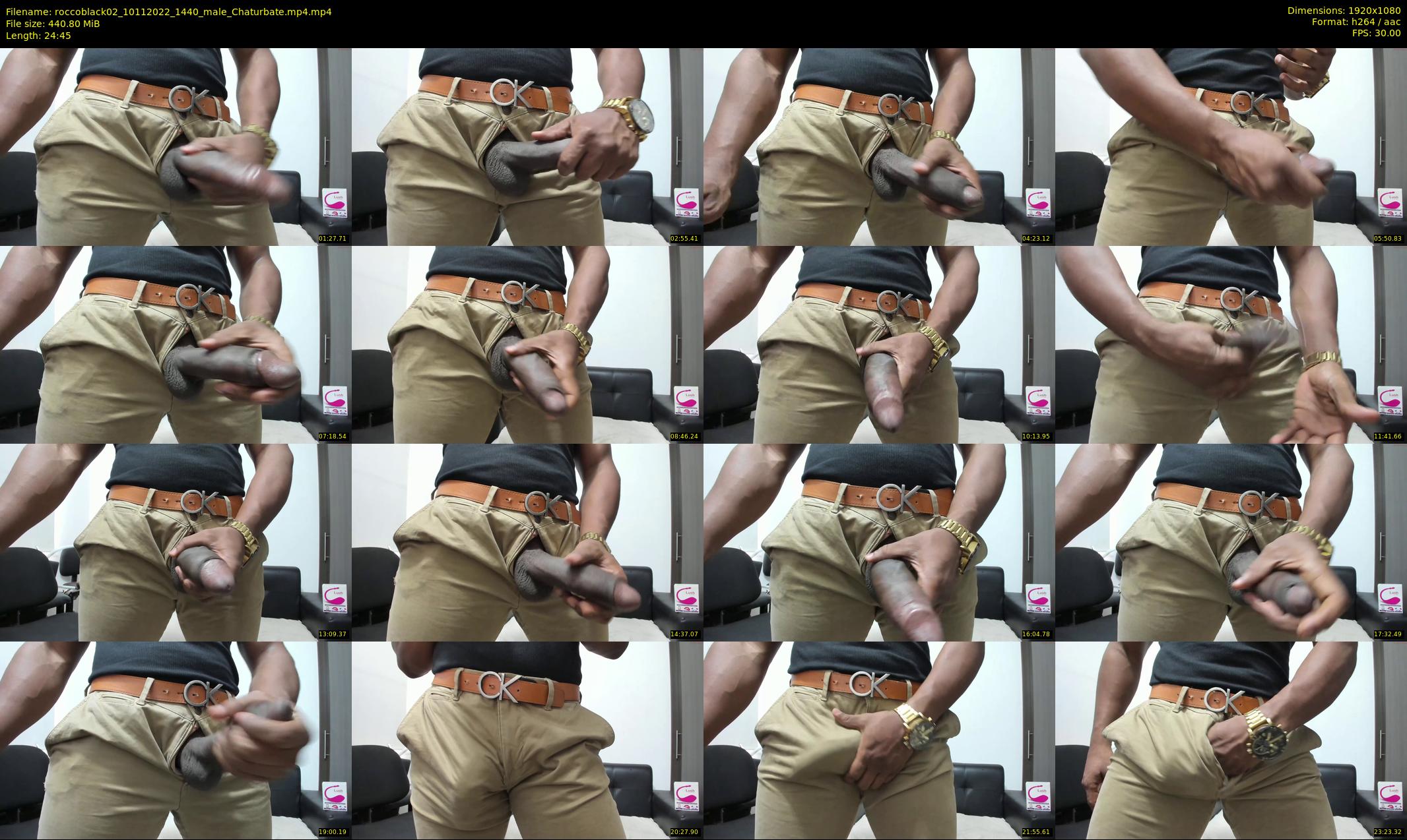 roccoblack02 — 25 minute Chaturbate male cam show recording, 1080p, Nov 10, 2022