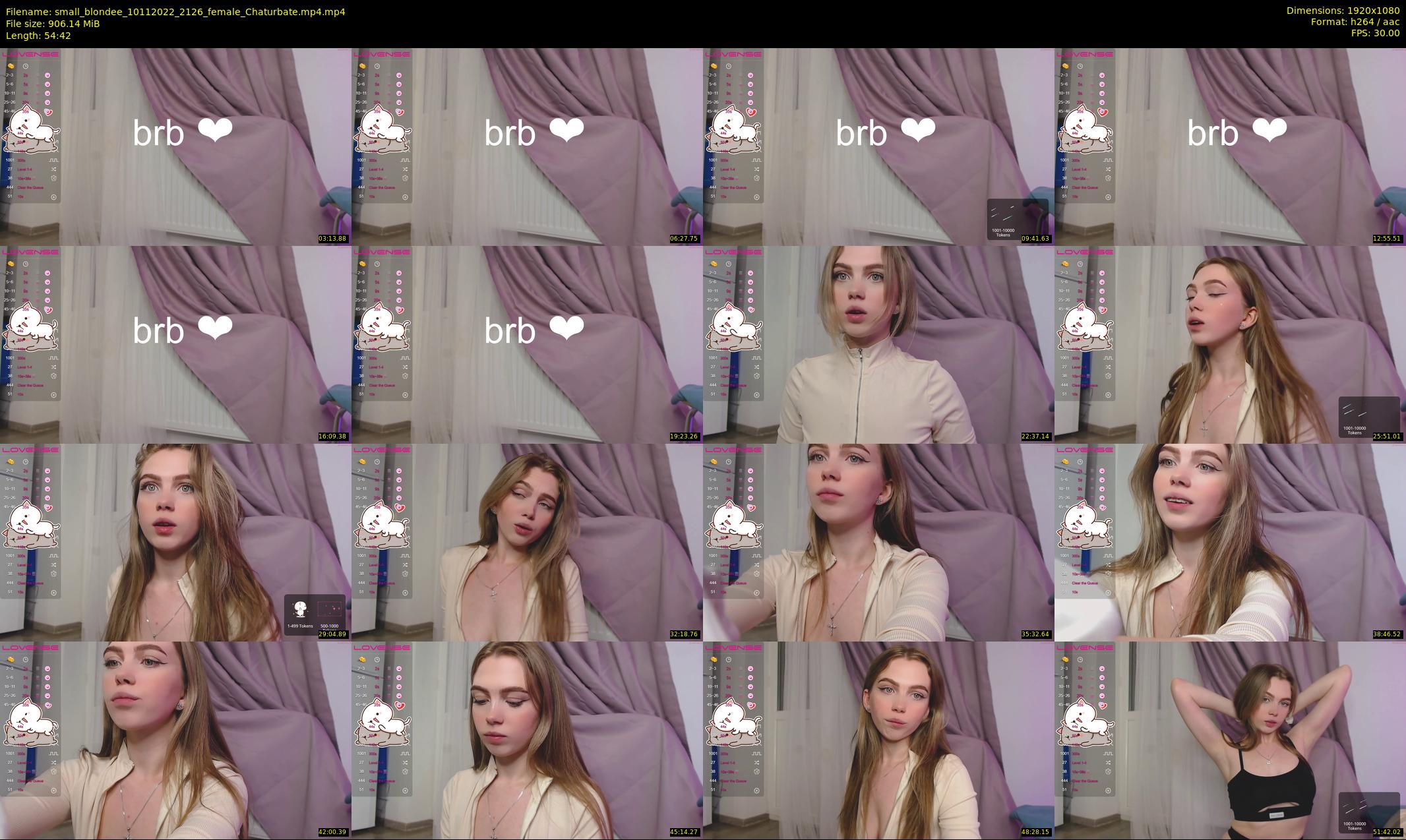 small_blondee — 55 minute Chaturbate female cam show recording, 1080p, Nov 10, 2022