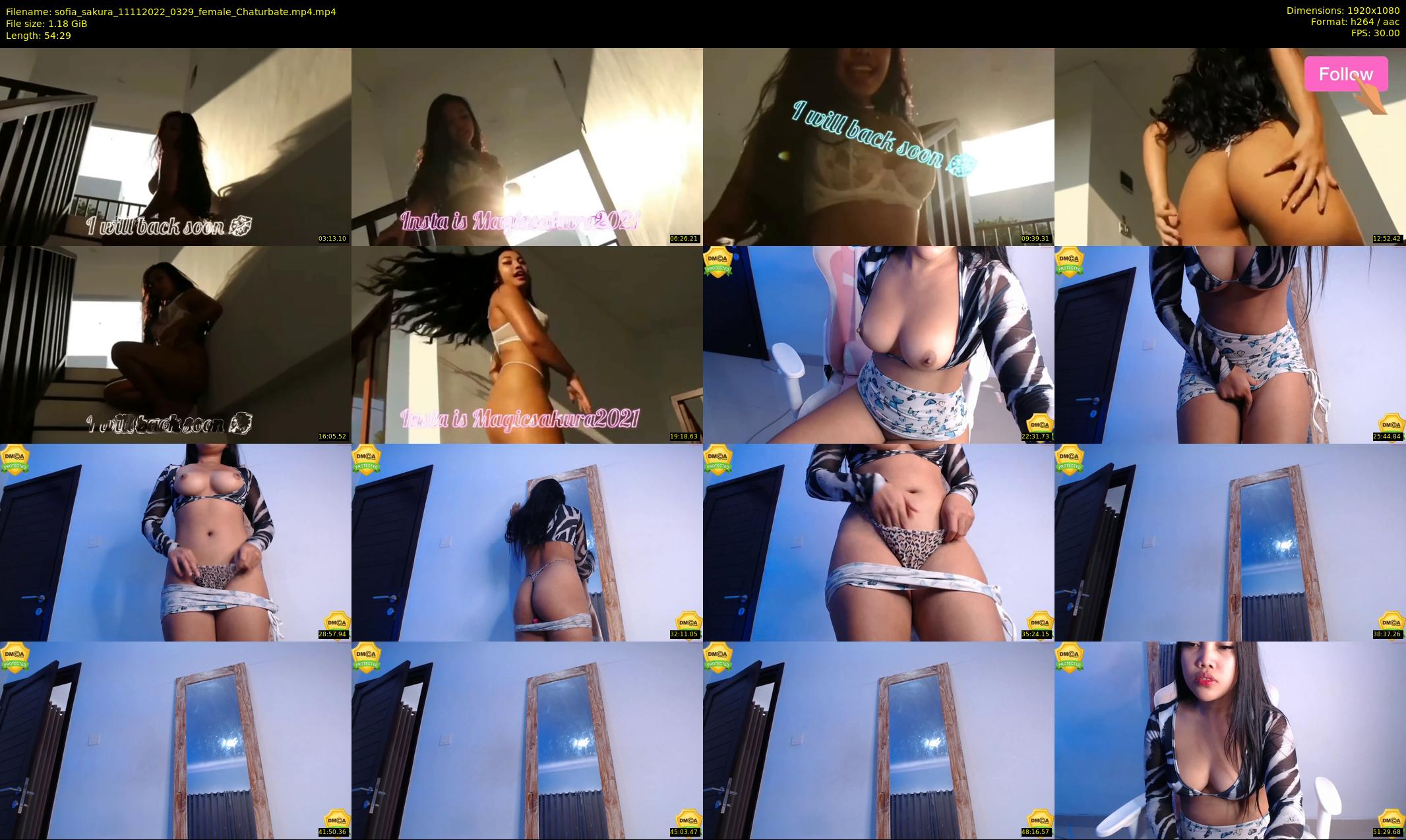 sofia_sakura — 55 minute Chaturbate female cam show recording, 1080p, Nov 11, 2022