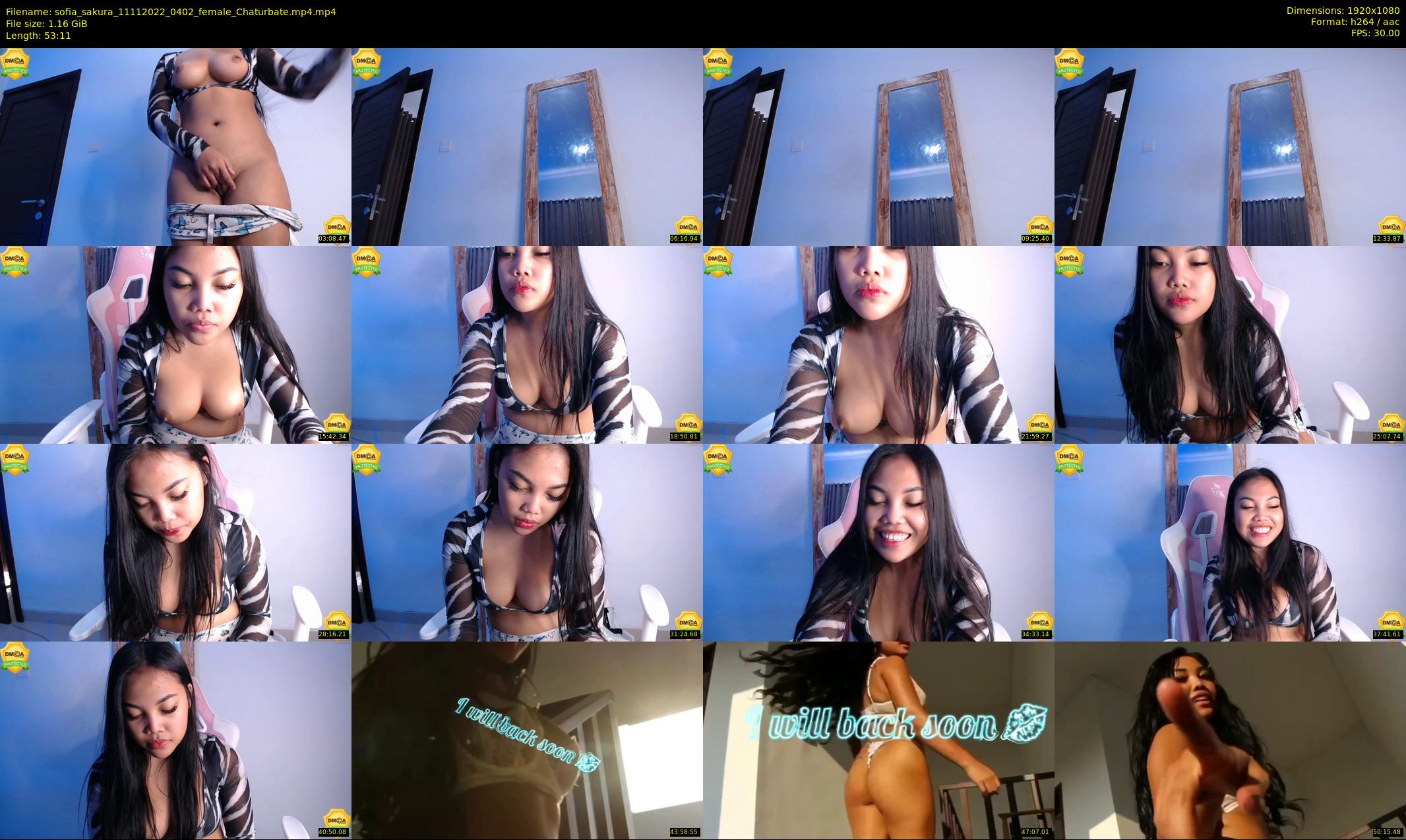 sofia_sakura — 54 minute Chaturbate female cam show recording, 1080p, Nov 11, 2022