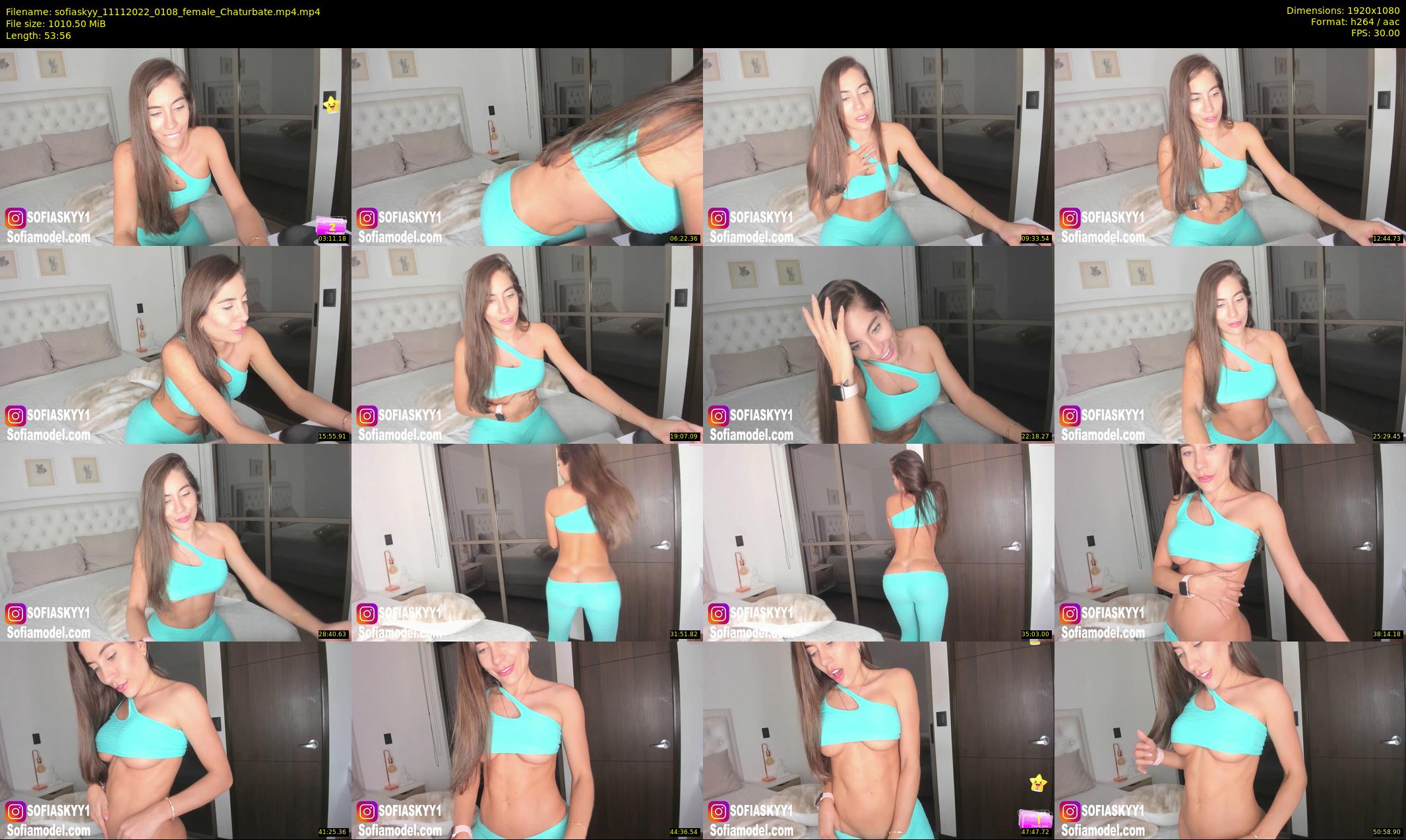sofiaskyy — 54 minute Chaturbate female cam show recording, 1080p, Nov 11, 2022