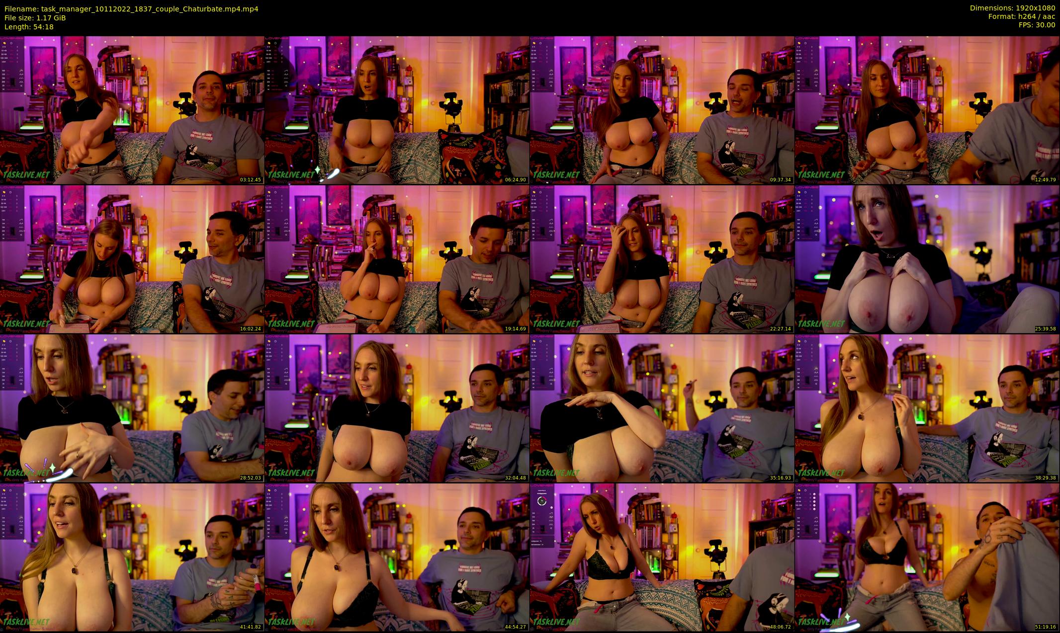 task_manager — 55 minute Chaturbate couple cam show recording, 1080p, Nov 10, 2022
