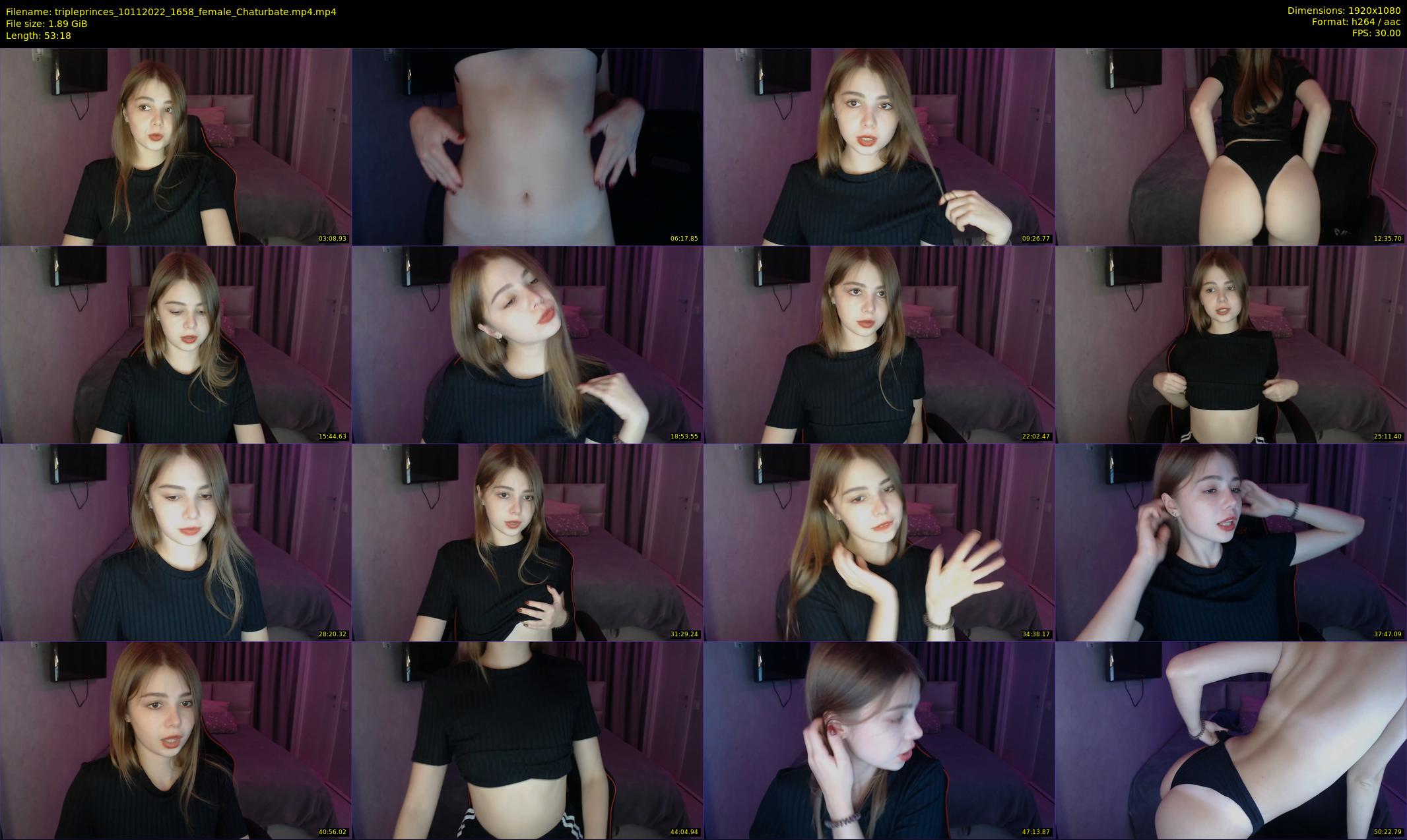 tripleprinces — 54 minute Chaturbate female cam show recording, 1080p, Nov 10, 2022