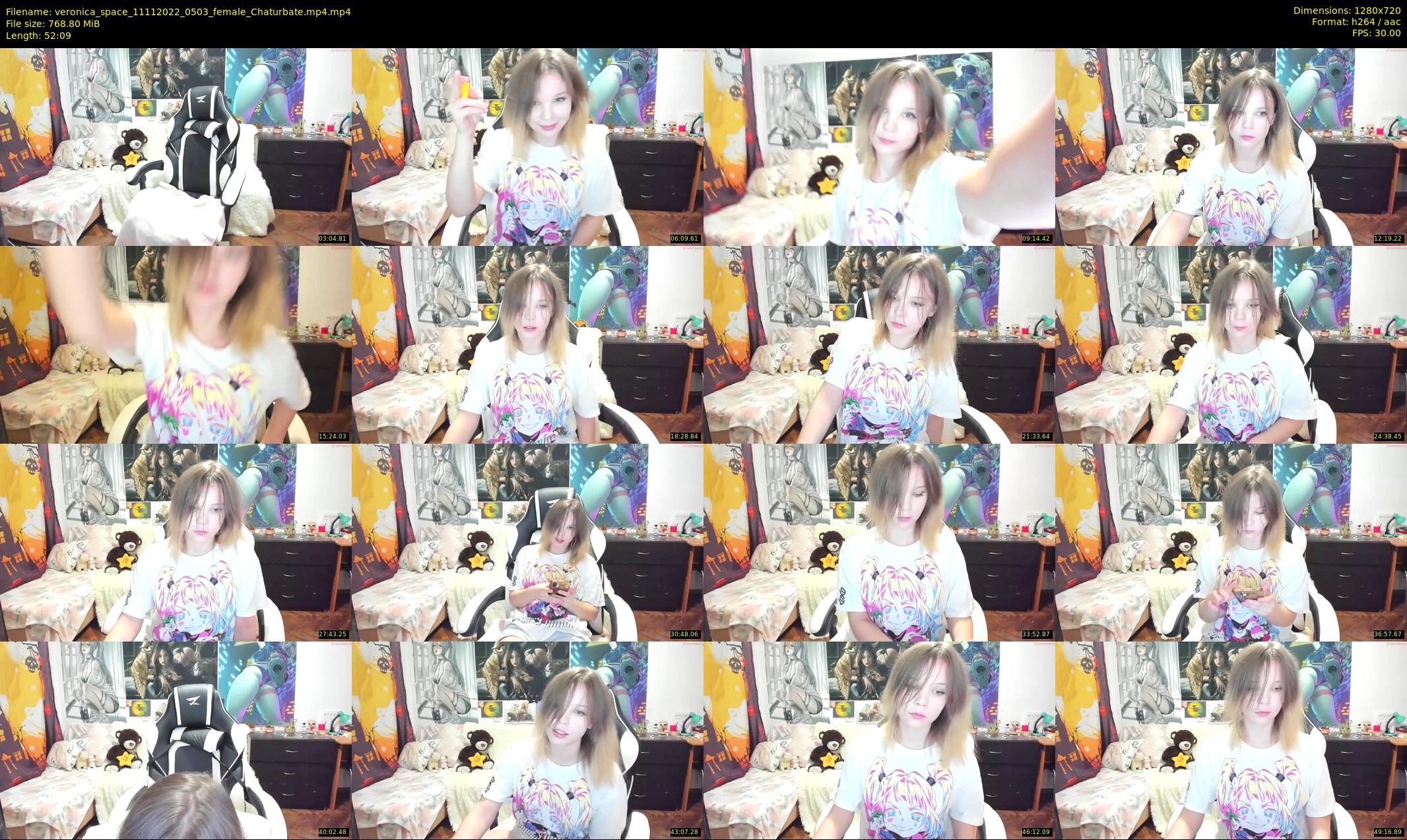 veronica_space — 53 minute Chaturbate female cam show recording, 720p, Nov 11, 2022