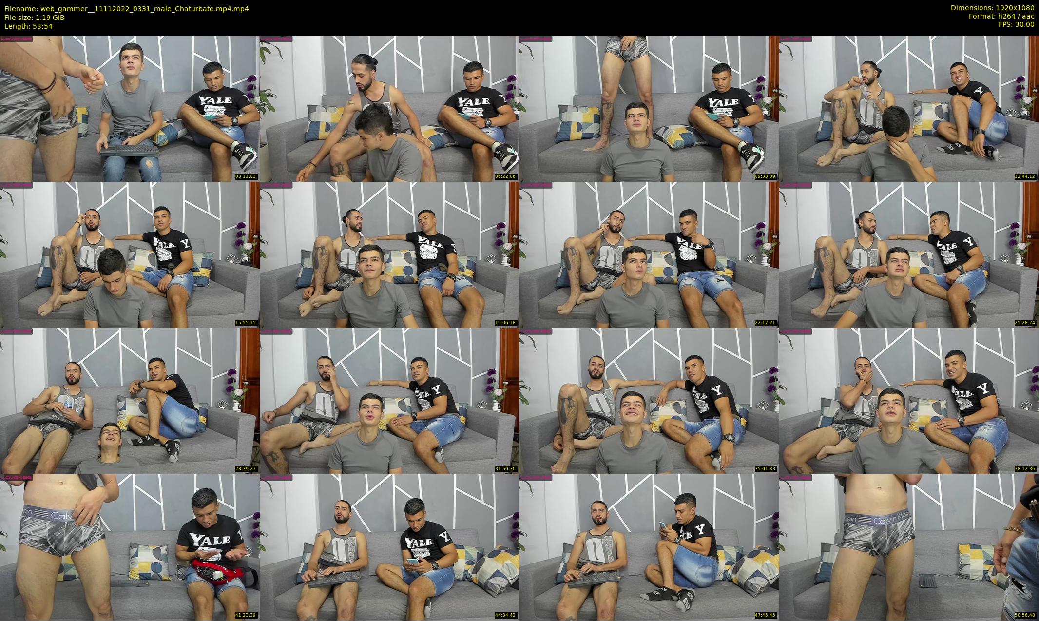 web_gammer_ — 54 minute Chaturbate male cam show recording, 1080p, Nov 11, 2022