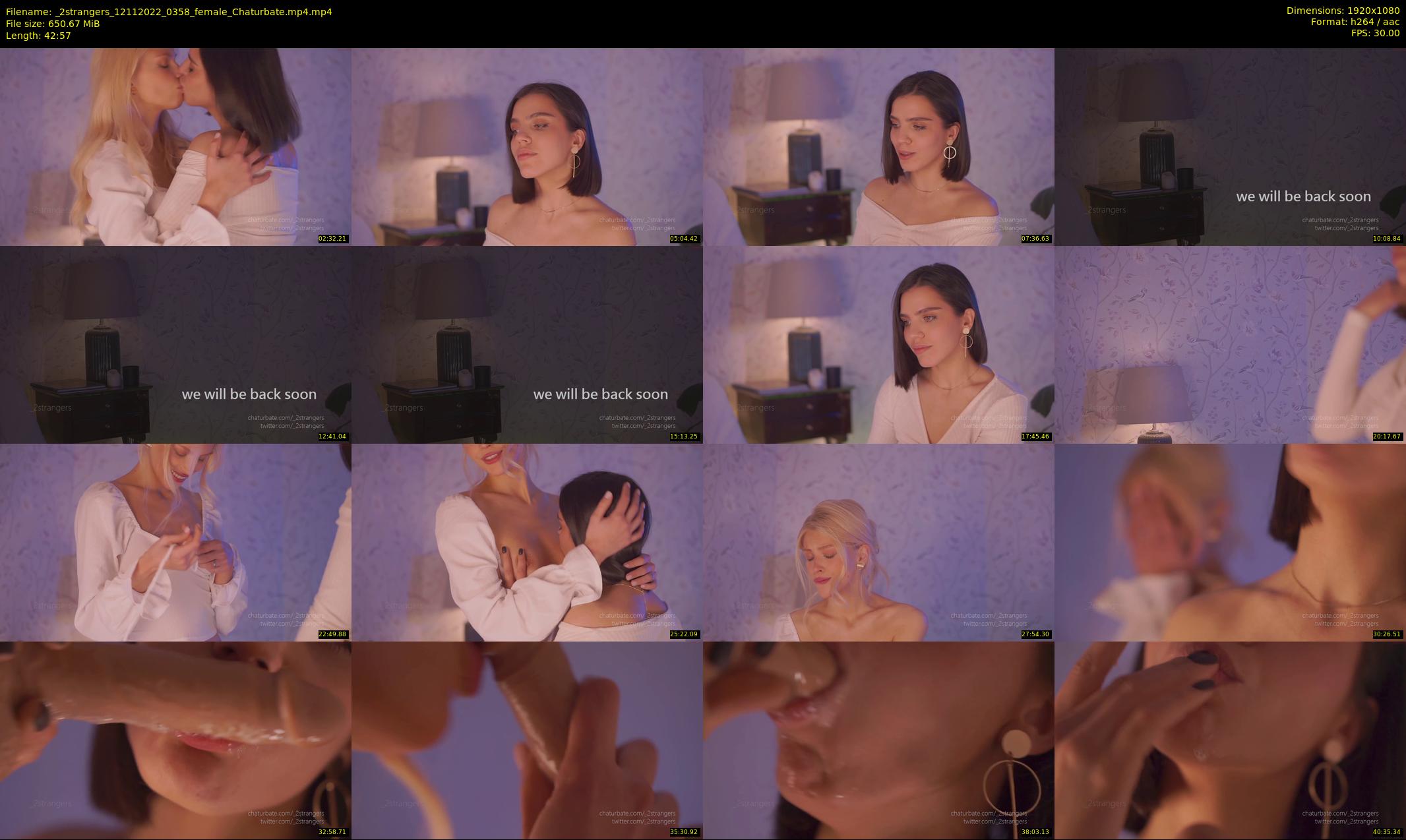 _2strangers — 43 minute Chaturbate couple cam show recording, 1080p, Nov 12, 2022