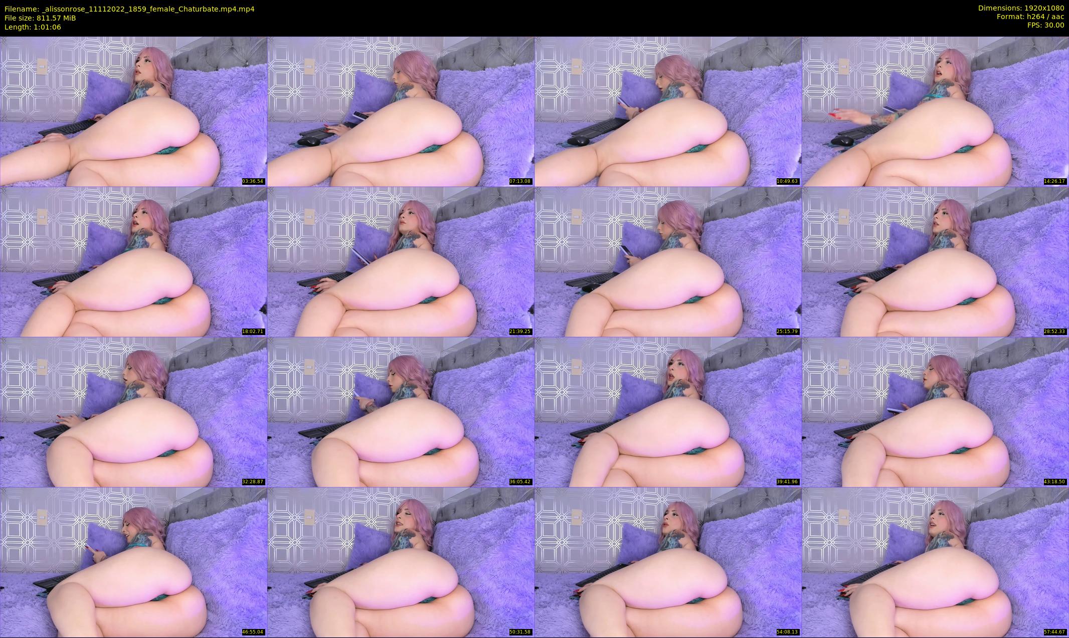 _alissonrose — 62 minute Chaturbate female cam show recording, 1080p, Nov 11, 2022
