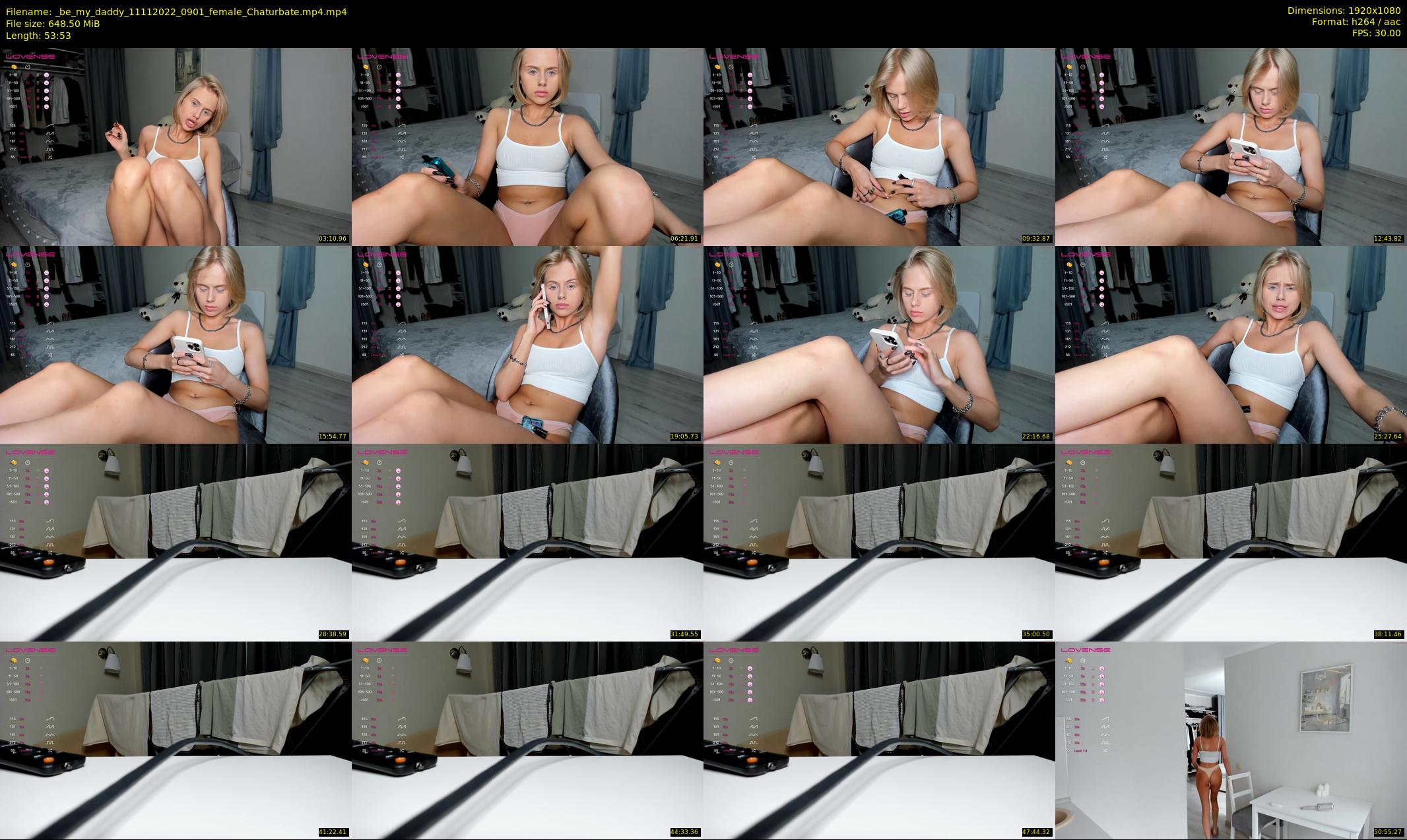 _be_my_daddy — 54 minute Chaturbate female cam show recording, 1080p, Nov 11, 2022
