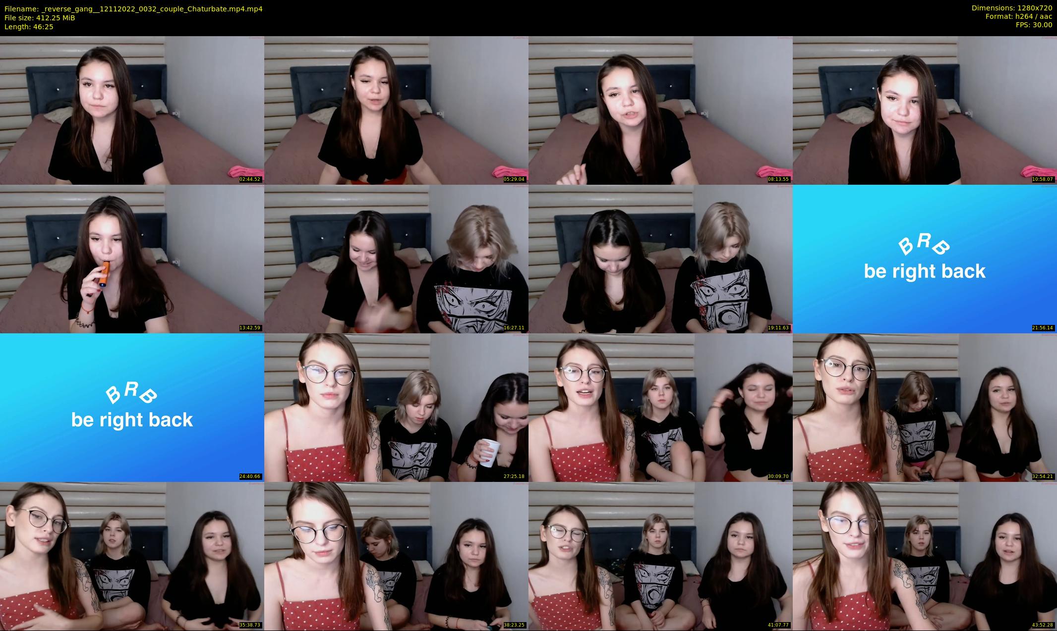_reverse_gang_ — 47 minute Chaturbate couple cam show recording, 720p, Nov 12, 2022