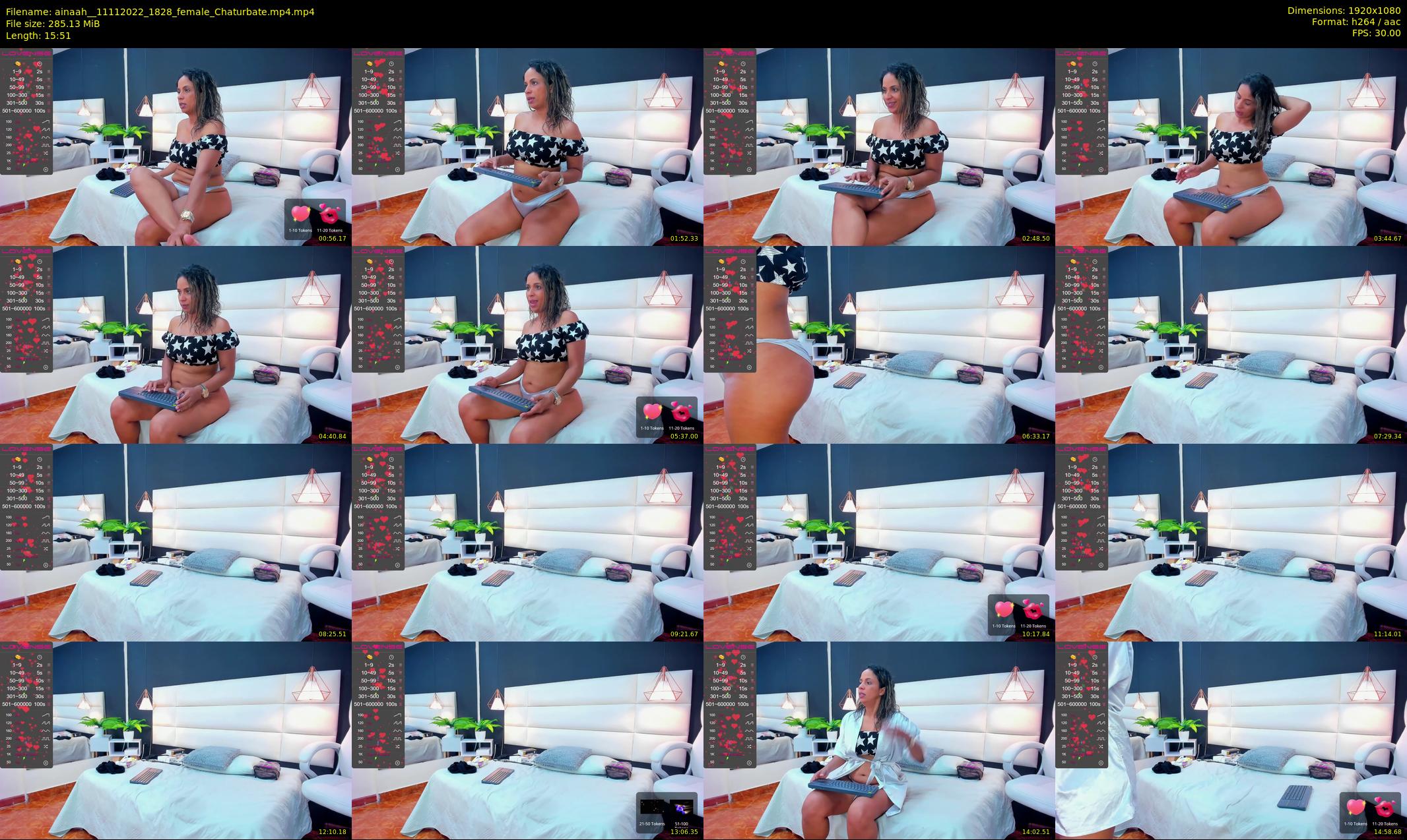 ainaah_ — 16 minute Chaturbate female cam show recording, 1080p, Nov 11, 2022