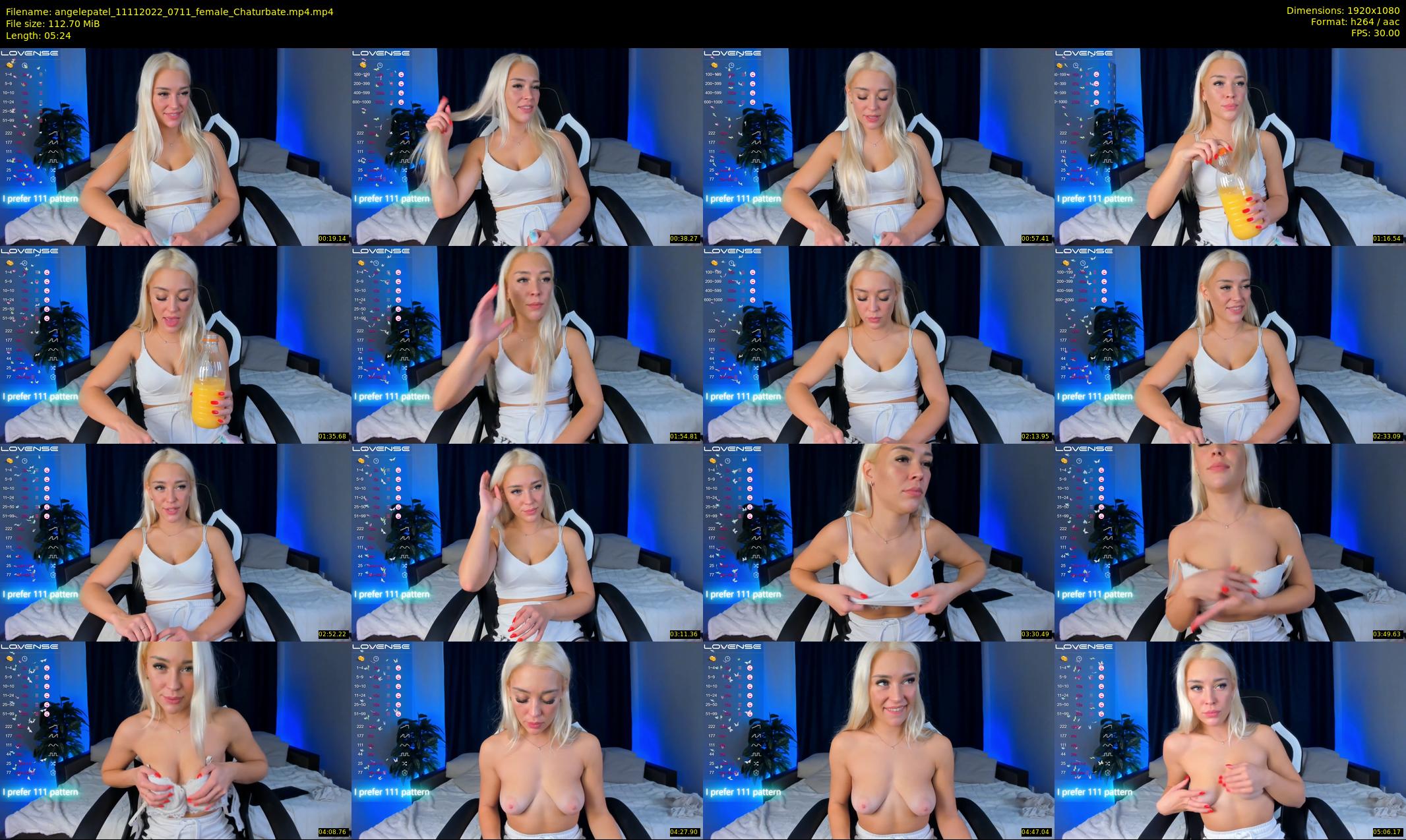 angelepatel — 6 minute Chaturbate female cam show recording, 1080p, Nov 11, 2022