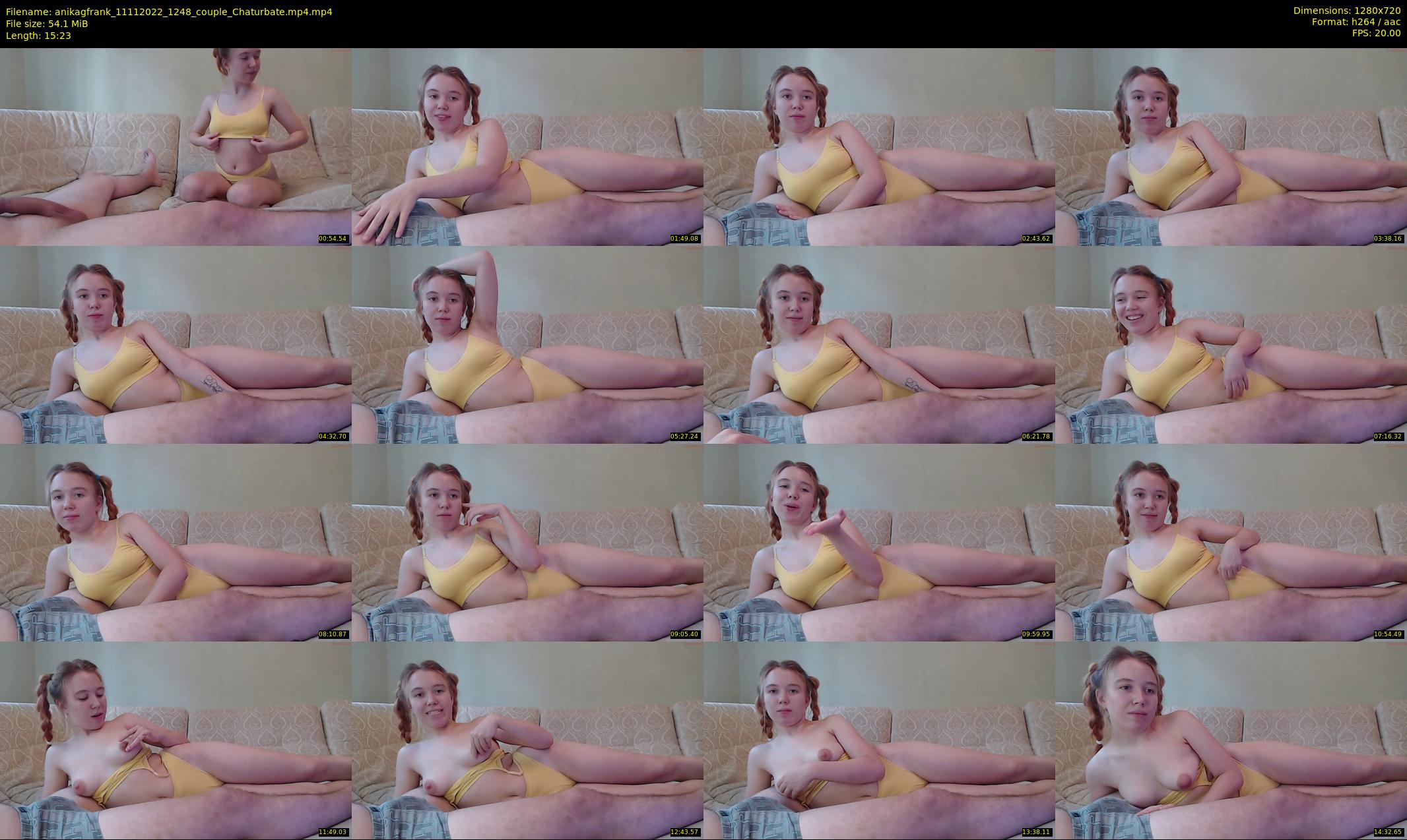 anikagfrank — 16 minute Chaturbate couple cam show recording, 720p, Nov 11, 2022