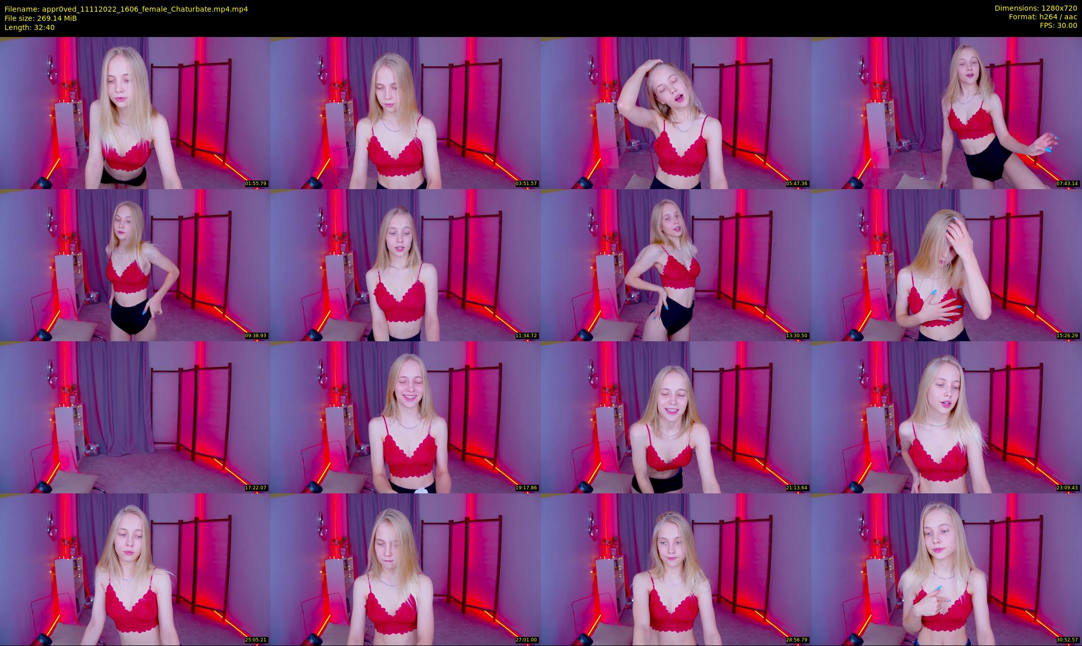 appr0ved — 33 minute Chaturbate female cam show recording, 720p, Nov 11, 2022