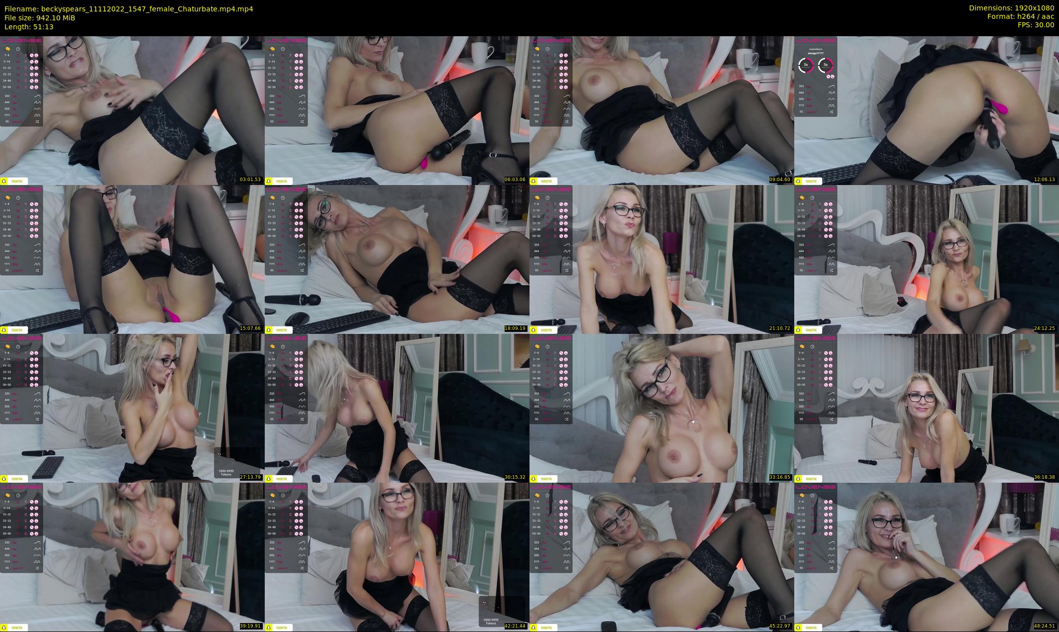 beckyspears — 52 minute Chaturbate female cam show recording, 1080p, Nov 11, 2022