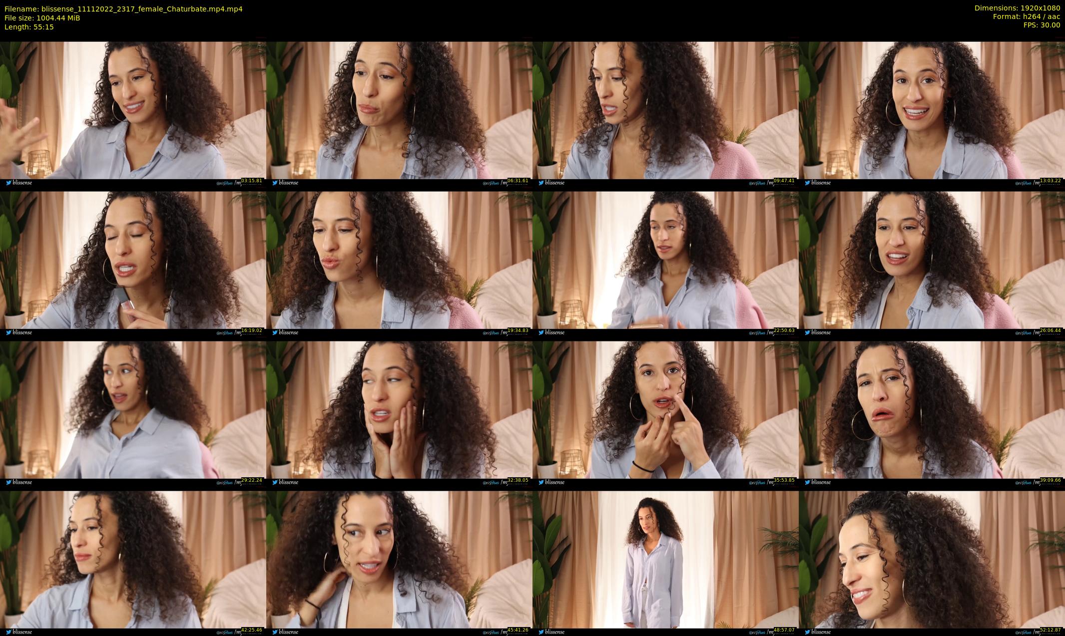 blissense — 56 minute Chaturbate female cam show recording, 1080p, Nov 11, 2022