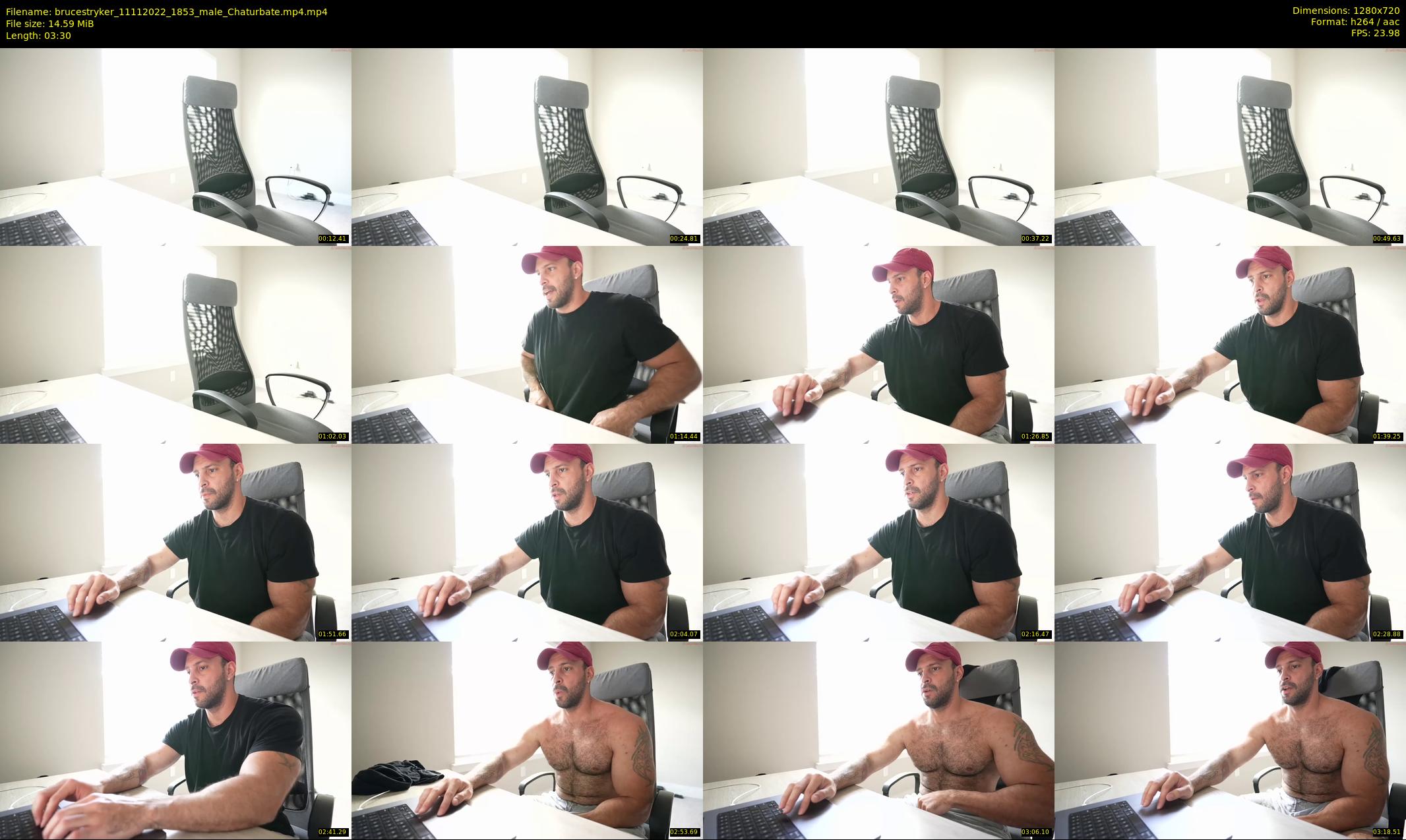 brucestryker — 4 minute Chaturbate male cam show recording, 720p, Nov 11, 2022
