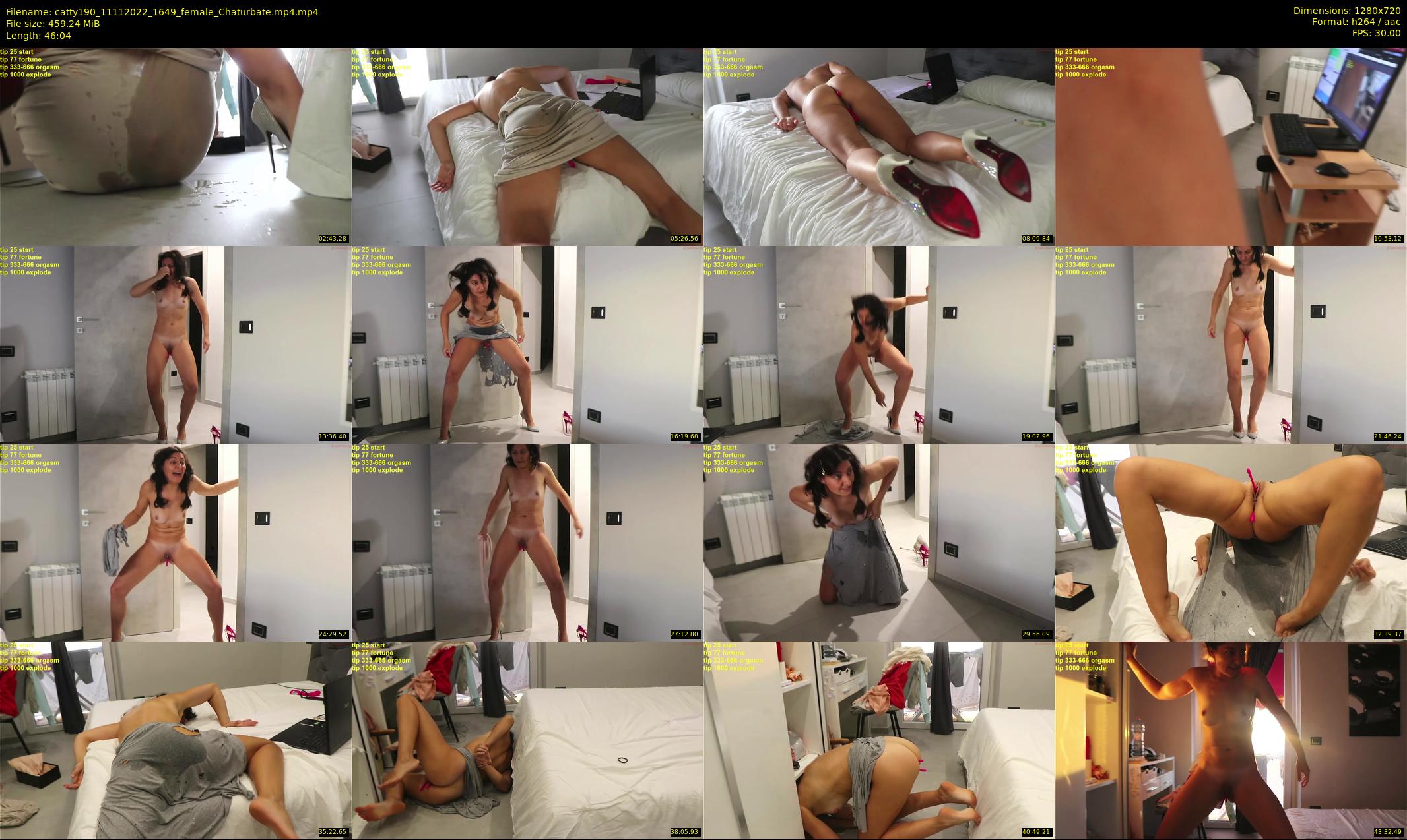 catty190 — 47 minute Chaturbate female cam show recording, 720p, Nov 11, 2022