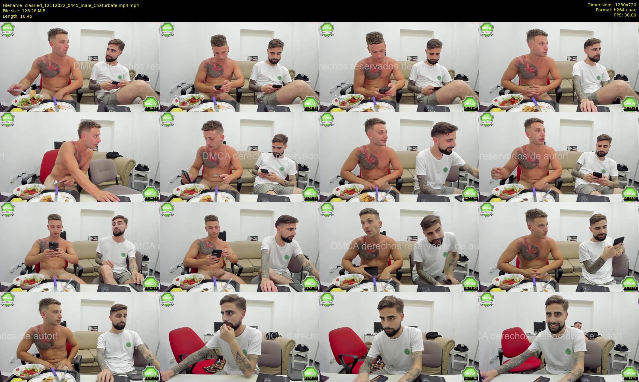 classied — 17 minute Chaturbate male cam show recording, 720p, Nov 12, 2022