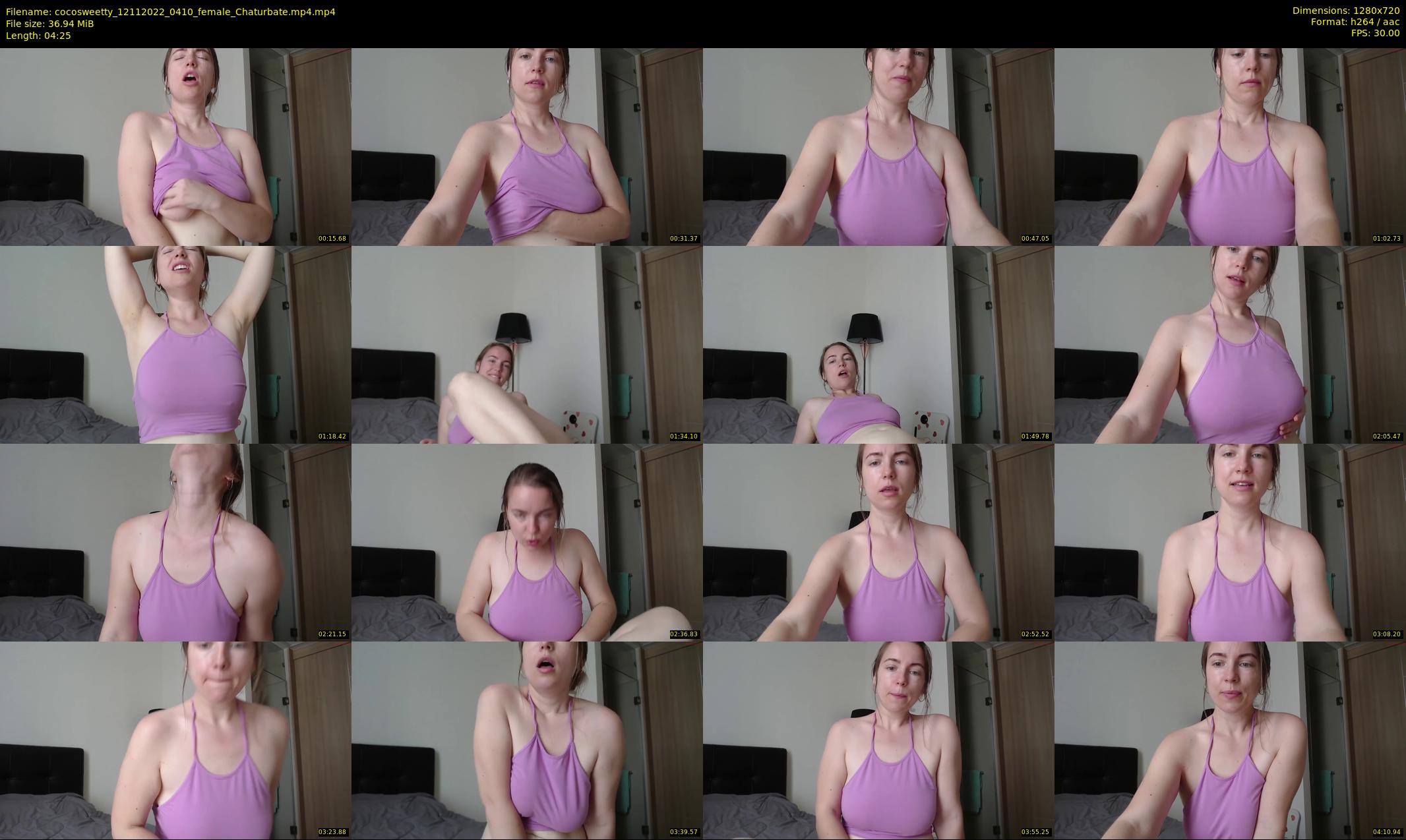 cocosweetty — 5 minute Chaturbate female cam show recording, 720p, Nov 12, 2022