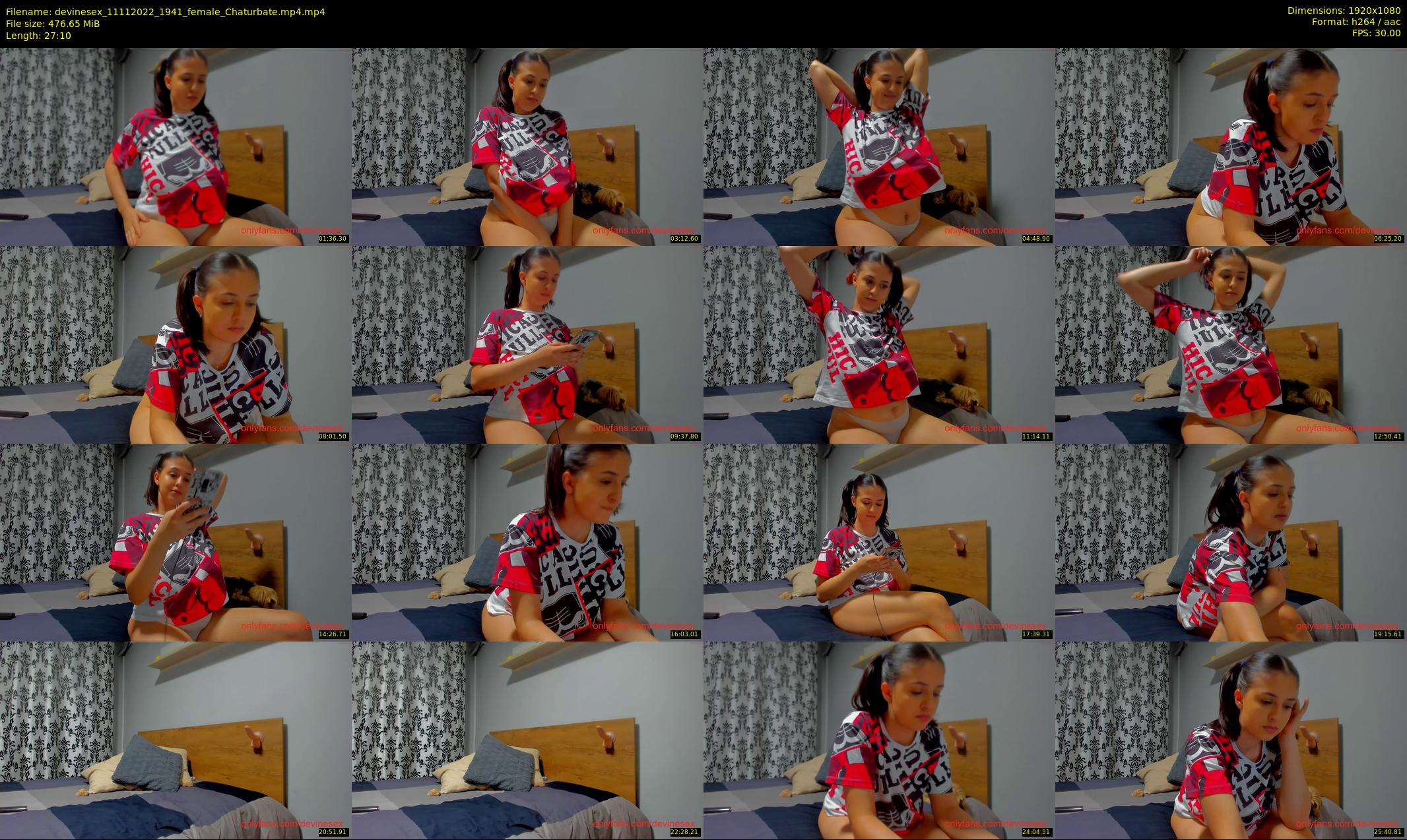 devinesex — 28 minute Chaturbate female cam show recording, 1080p, Nov 11, 2022