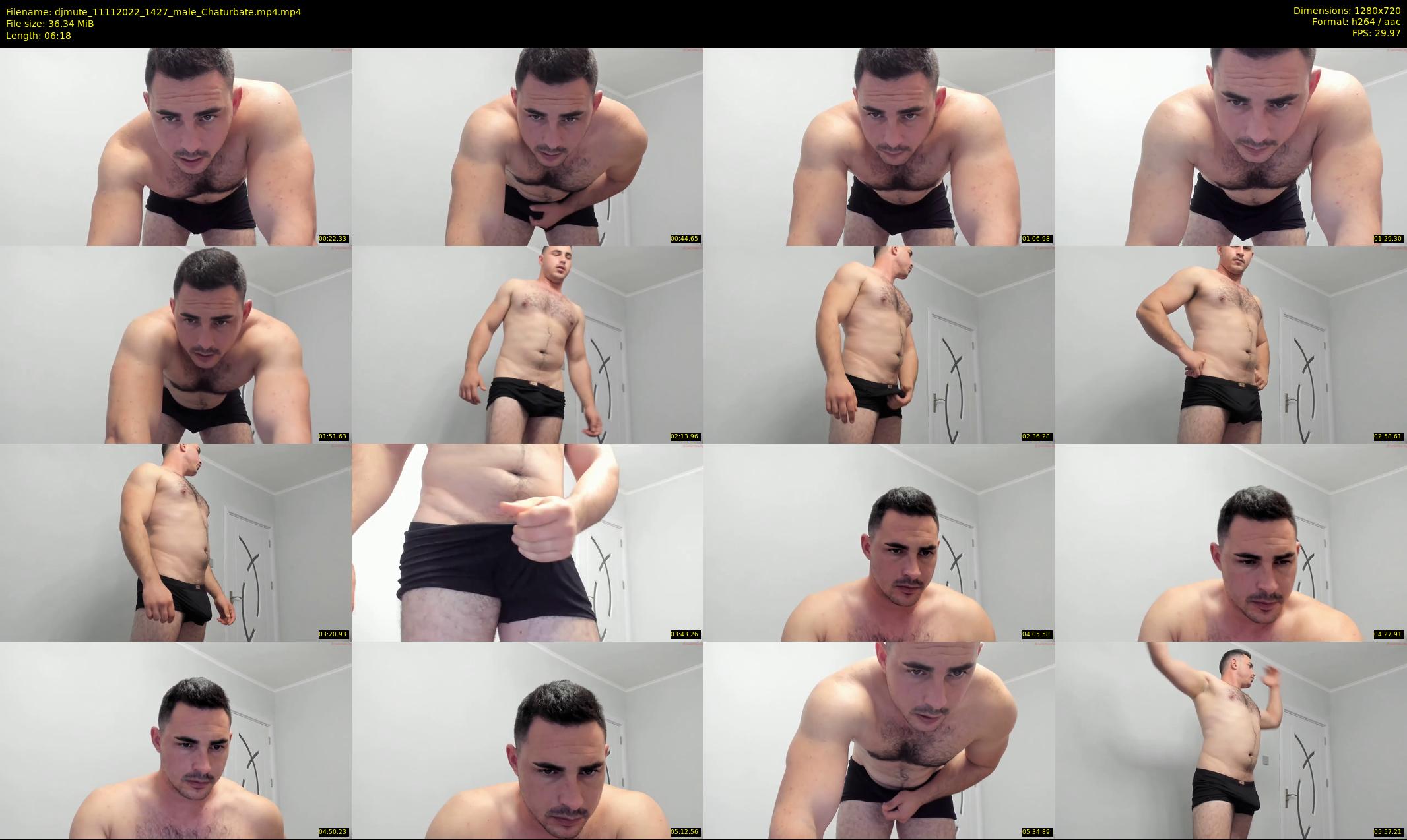 djmute — 7 minute Chaturbate male cam show recording, 720p, Nov 11, 2022