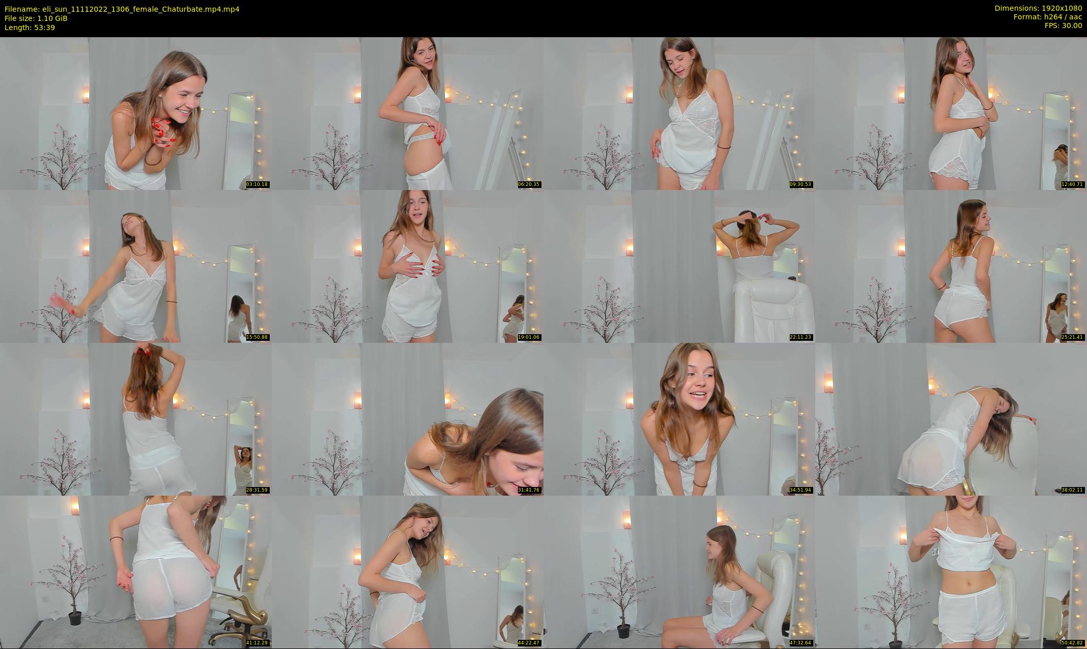 eli_sun — 54 minute Chaturbate female cam show recording, 1080p, Nov 11, 2022