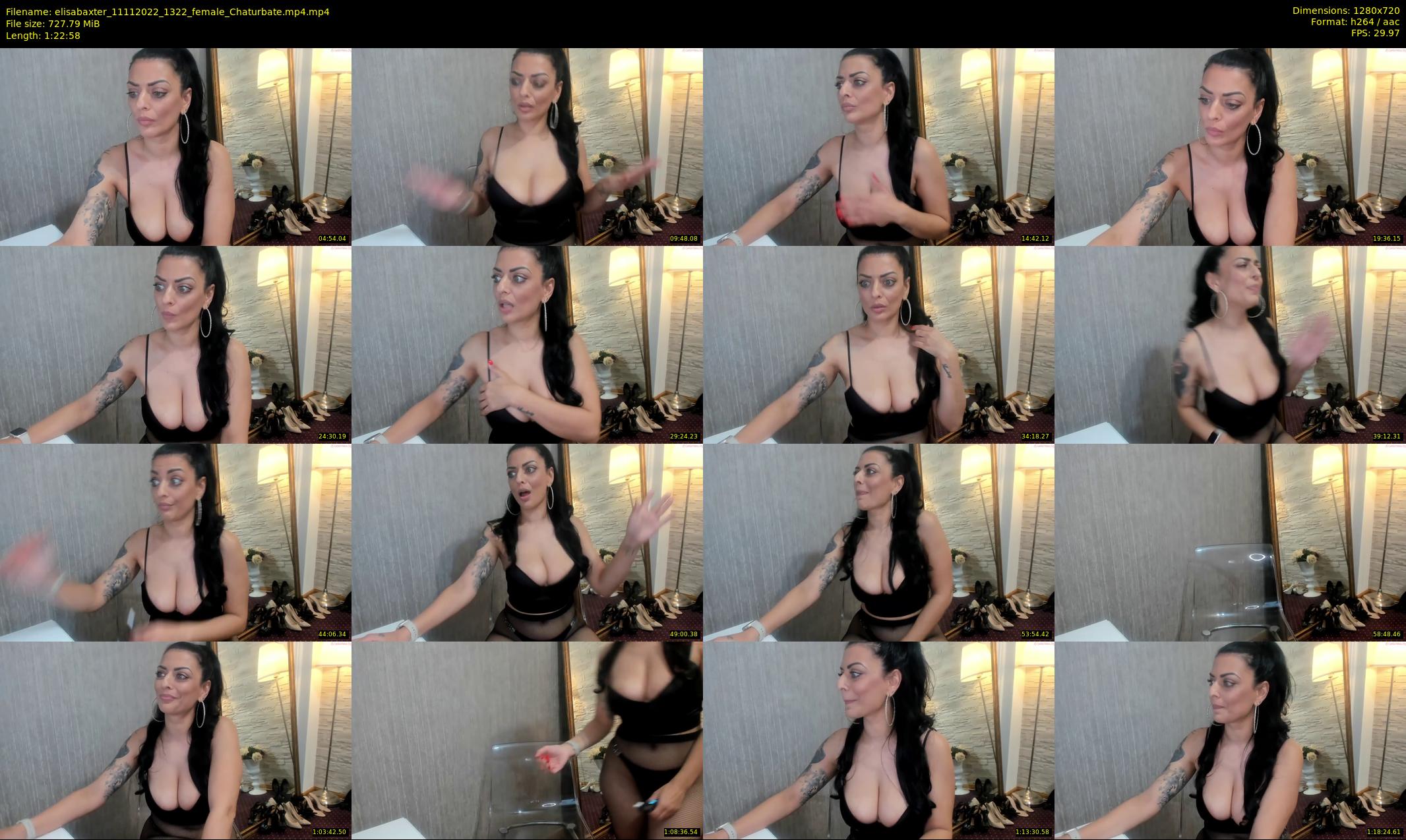 elisabaxter — 83 minute Chaturbate female cam show recording, 720p, Nov 11, 2022