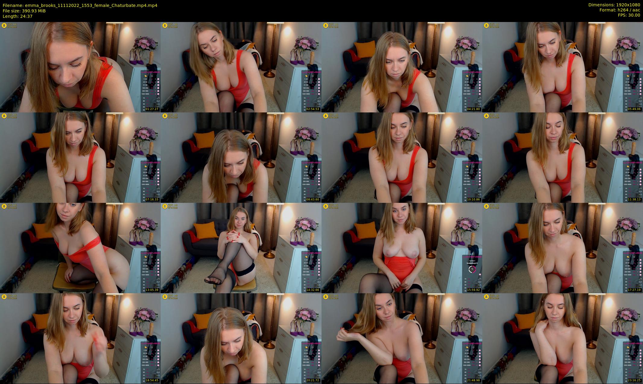emma_brooks — 25 minute Chaturbate female cam show recording, 1080p, Nov 11, 2022