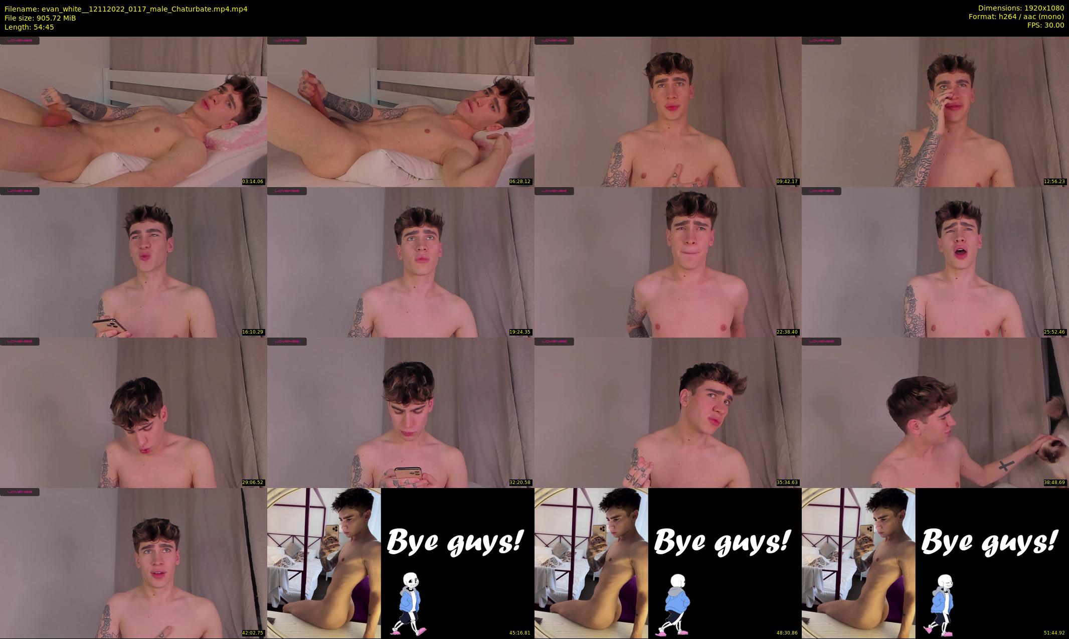 evan_white_ — 55 minute Chaturbate male cam show recording, 1080p, Nov 12, 2022