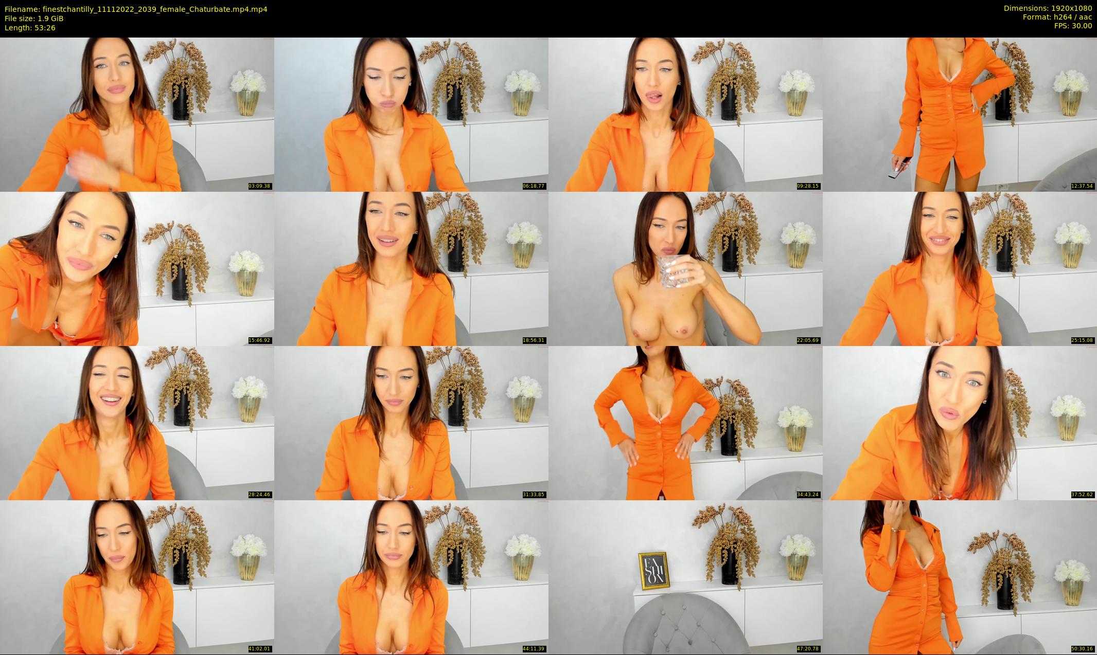 finestchantilly — 54 minute Chaturbate female cam show recording, 1080p, Nov 11, 2022
