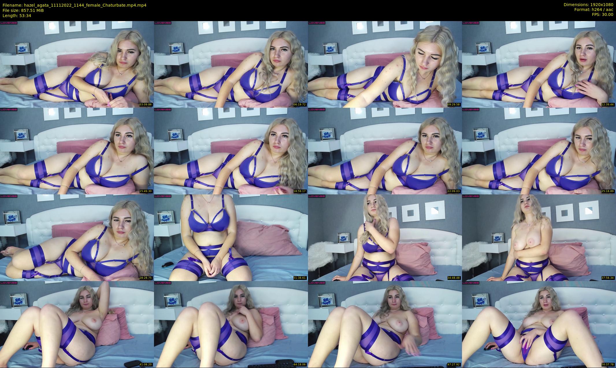 hazel_agata — 54 minute Chaturbate female cam show recording, 1080p, Nov 11, 2022