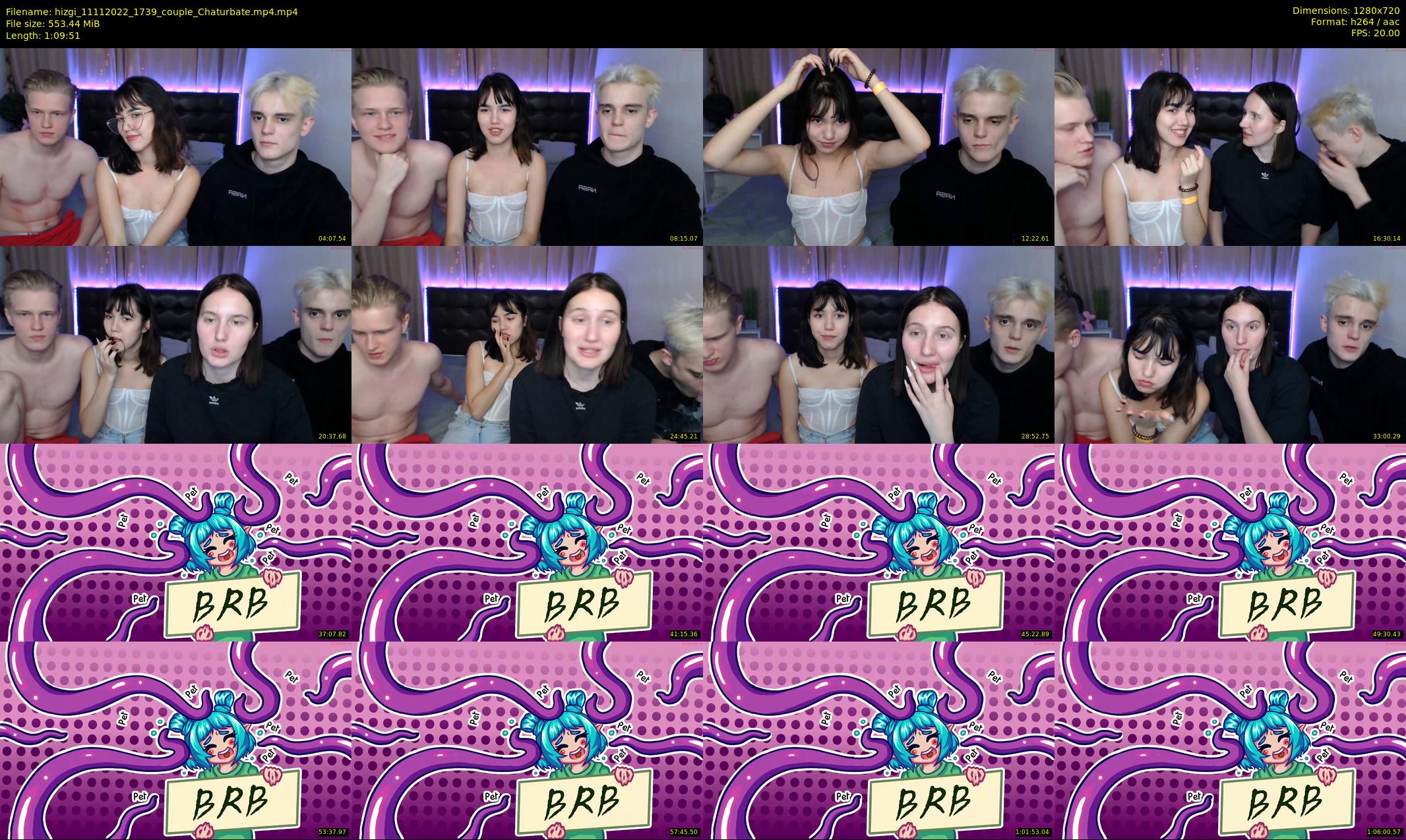 hizgi — 70 minute Chaturbate couple cam show recording, 720p, Nov 11, 2022