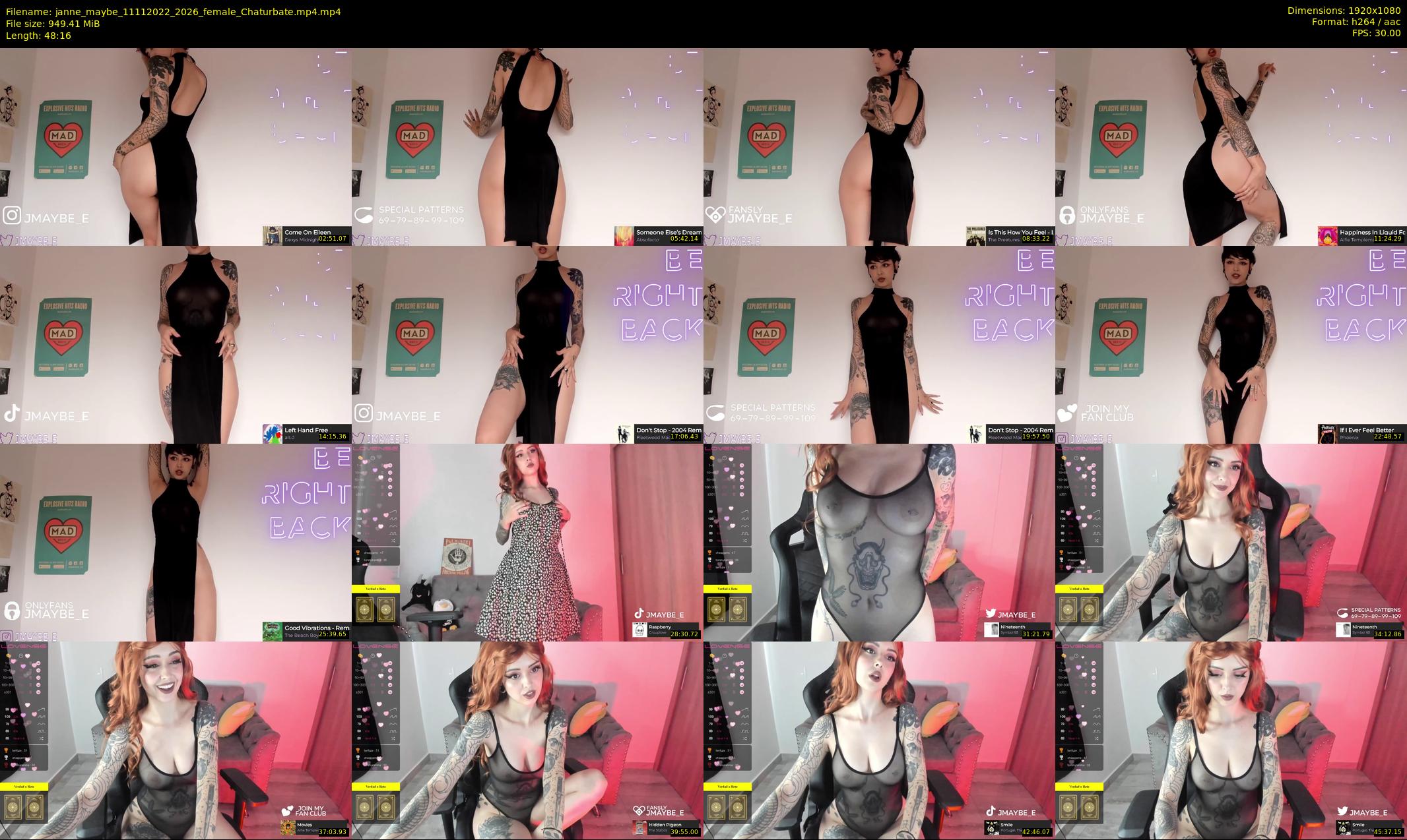 janne_maybe — 49 minute Chaturbate female cam show recording, 1080p, Nov 11, 2022