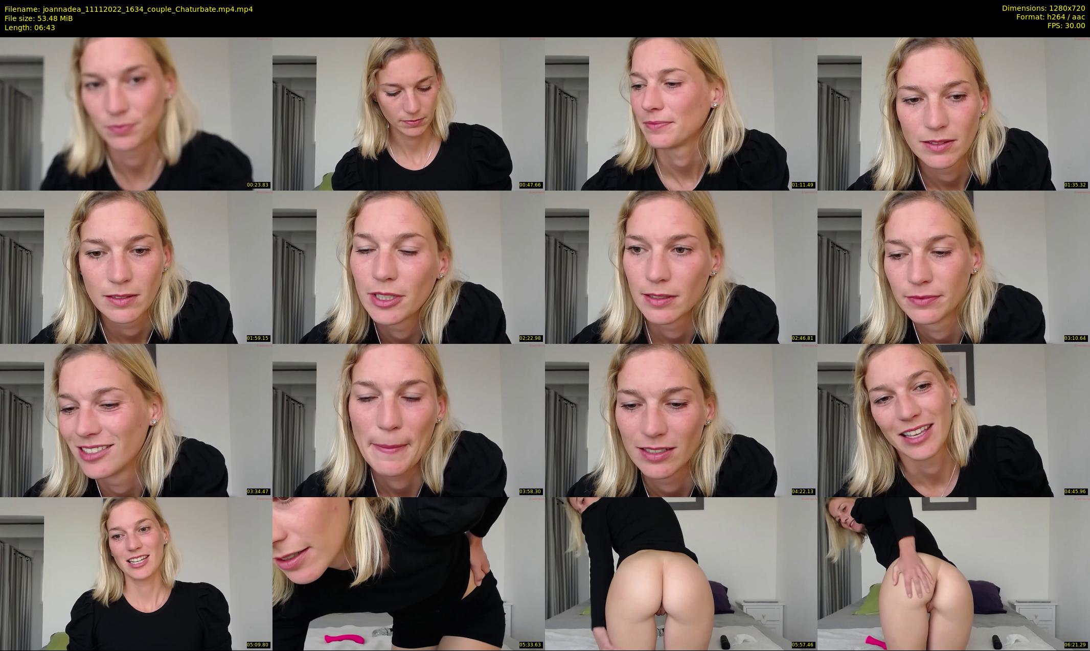joannadea — 7 minute Chaturbate female cam show recording, 720p, Nov 11, 2022