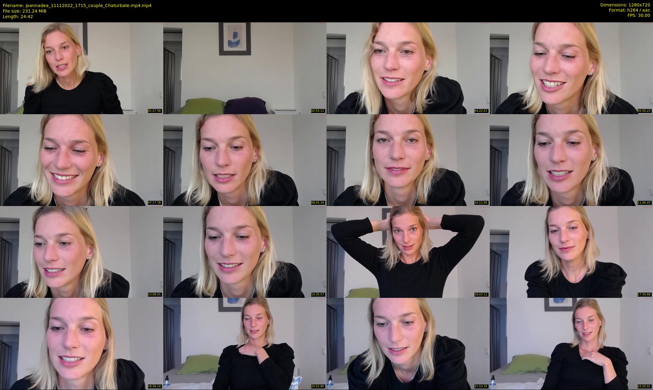 joannadea — 25 minute Chaturbate female cam show recording, 720p, Nov 11, 2022