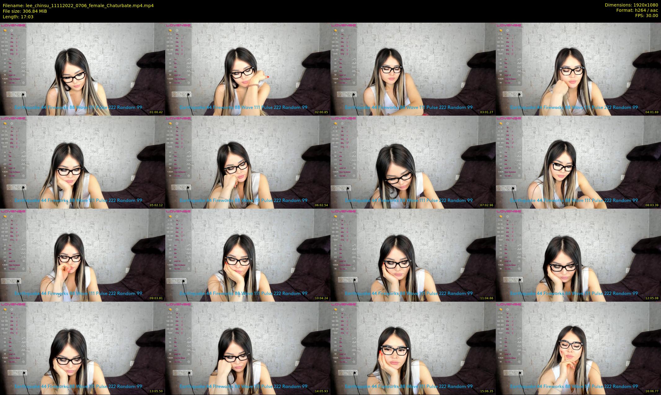 lee_chinsu — 18 minute Chaturbate female cam show recording, 1080p, Nov 11, 2022