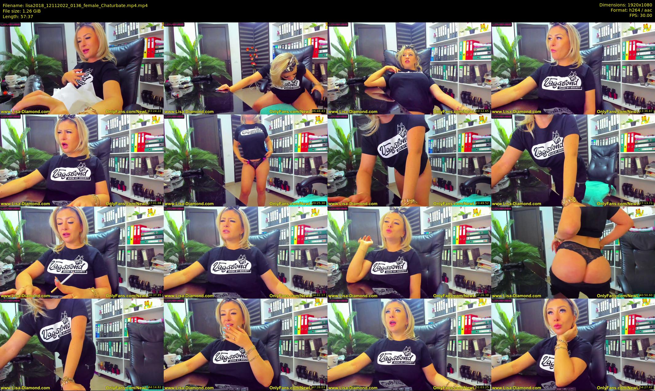 lisa2018 — 58 minute Chaturbate female cam show recording, 1080p, Nov 12, 2022