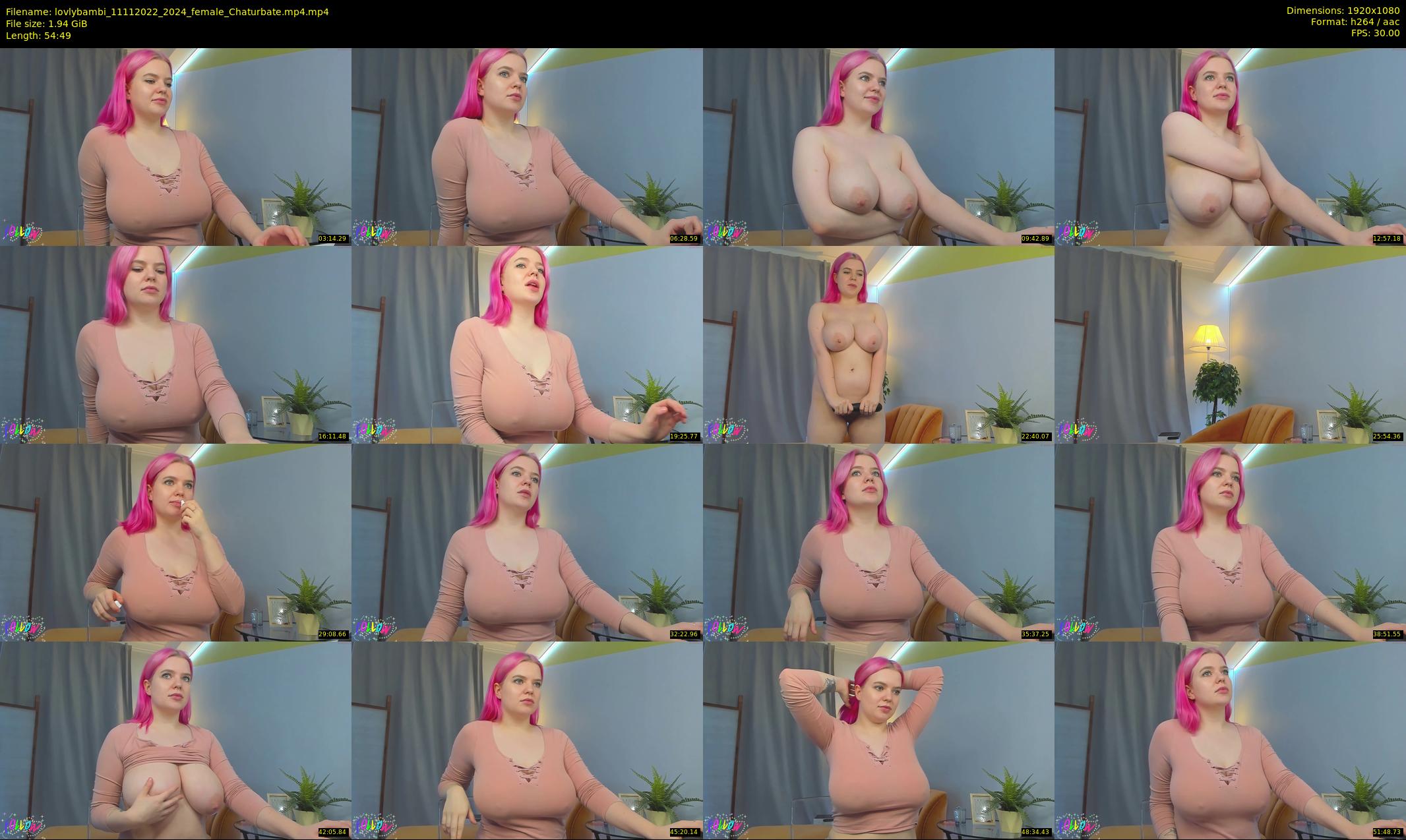 lovlybambi — 55 minute Chaturbate female cam show recording, 1080p, Nov 11, 2022