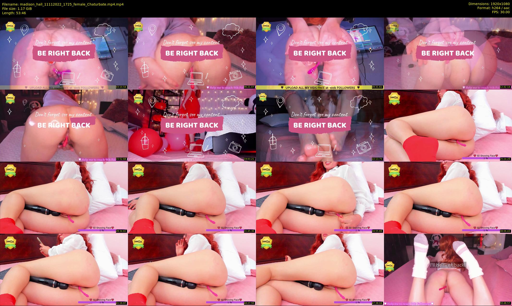 madison_hall — 54 minute Chaturbate female cam show recording, 1080p, Nov 11, 2022