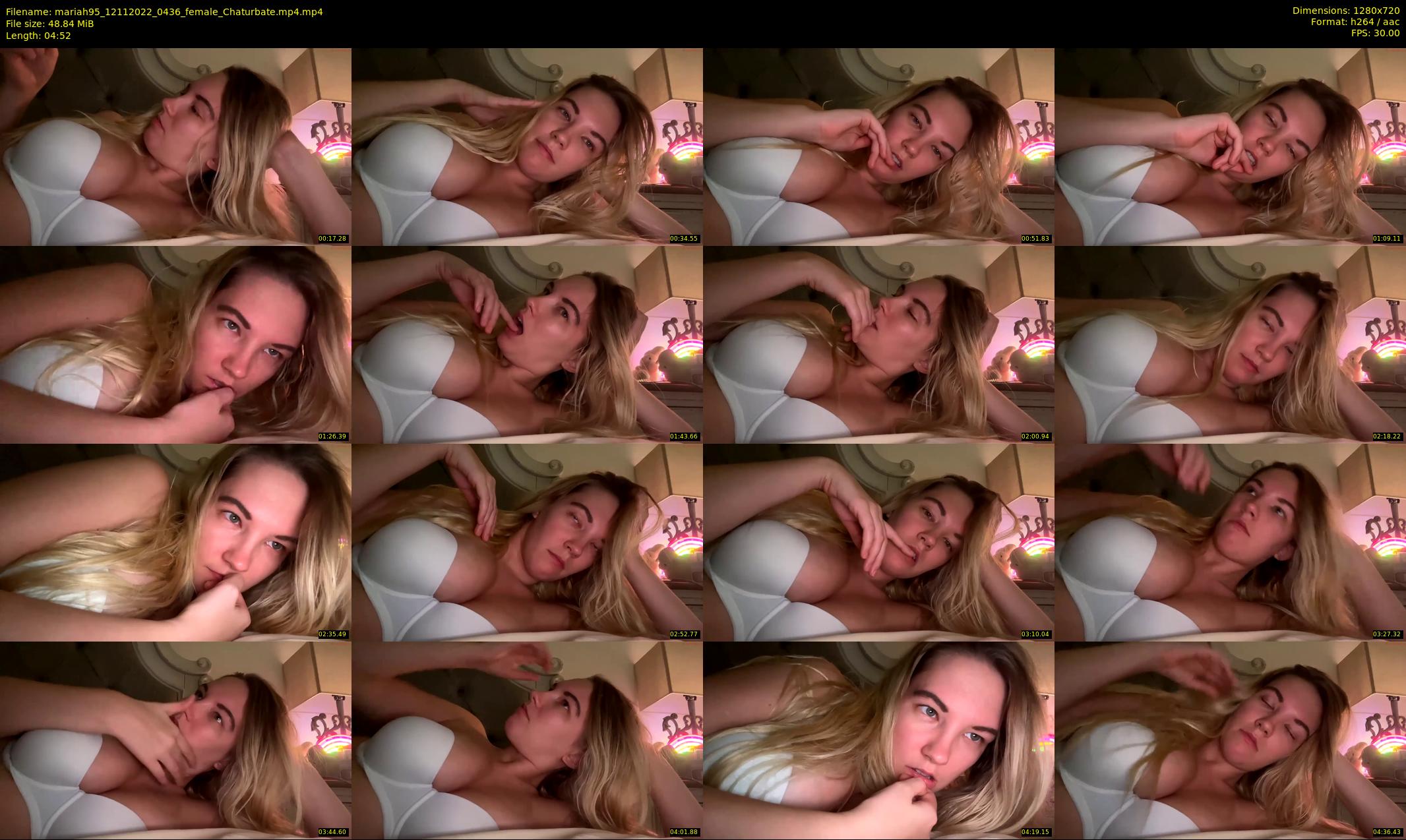 mariah95 — 5 minute Chaturbate female cam show recording, 720p, Nov 12, 2022