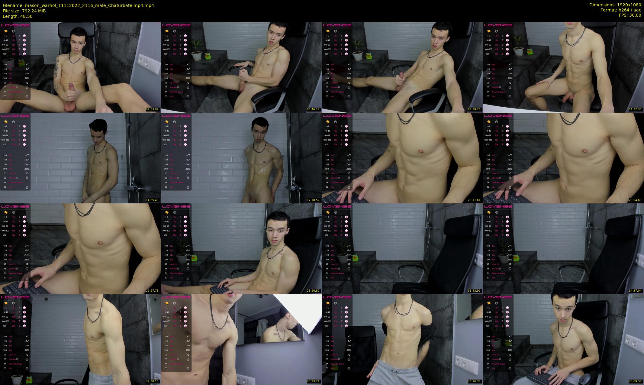 mason_warhol — 49 minute Chaturbate male cam show recording, 1080p, Nov 11, 2022