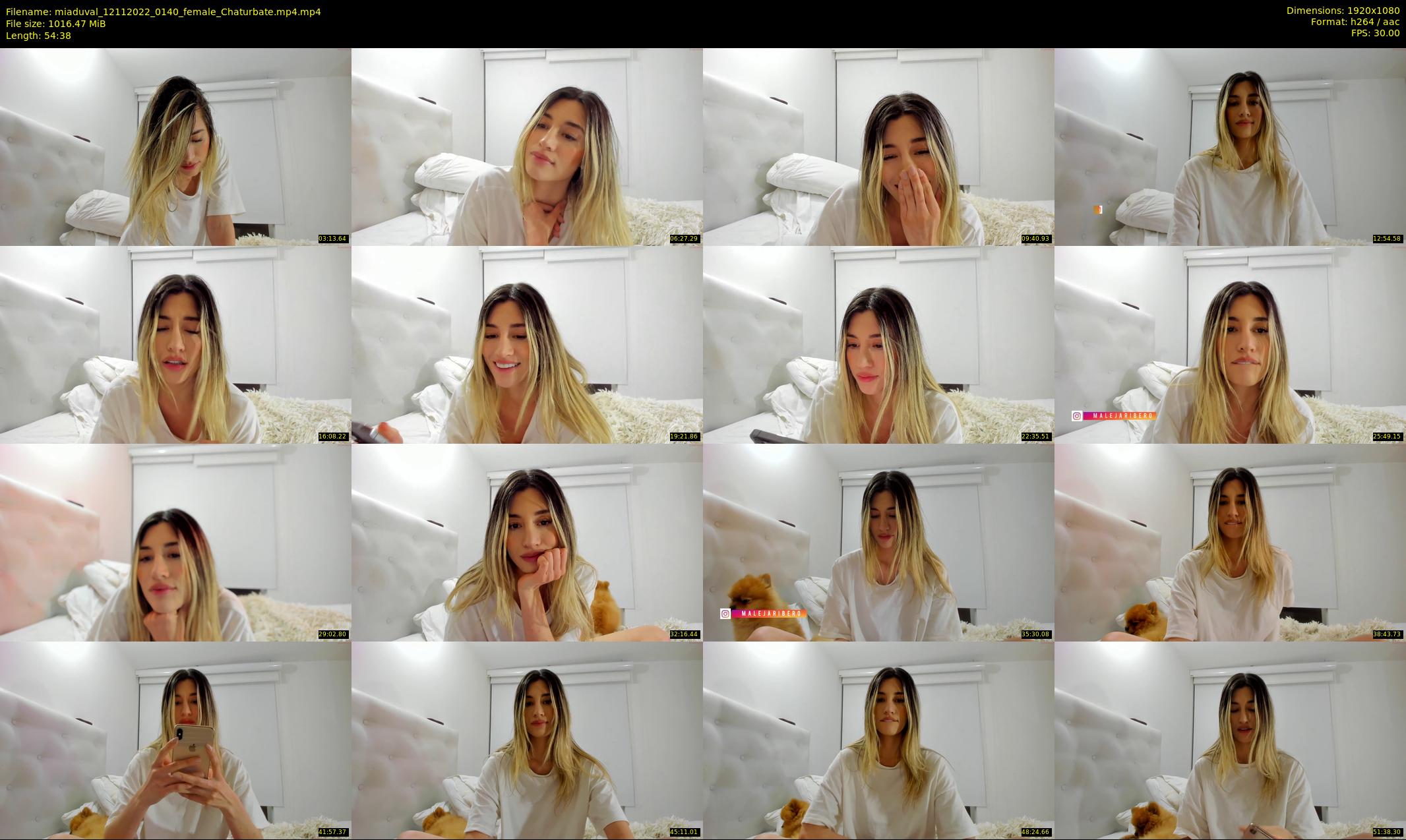 miaduval — 55 minute Chaturbate female cam show recording, 1080p, Nov 12, 2022