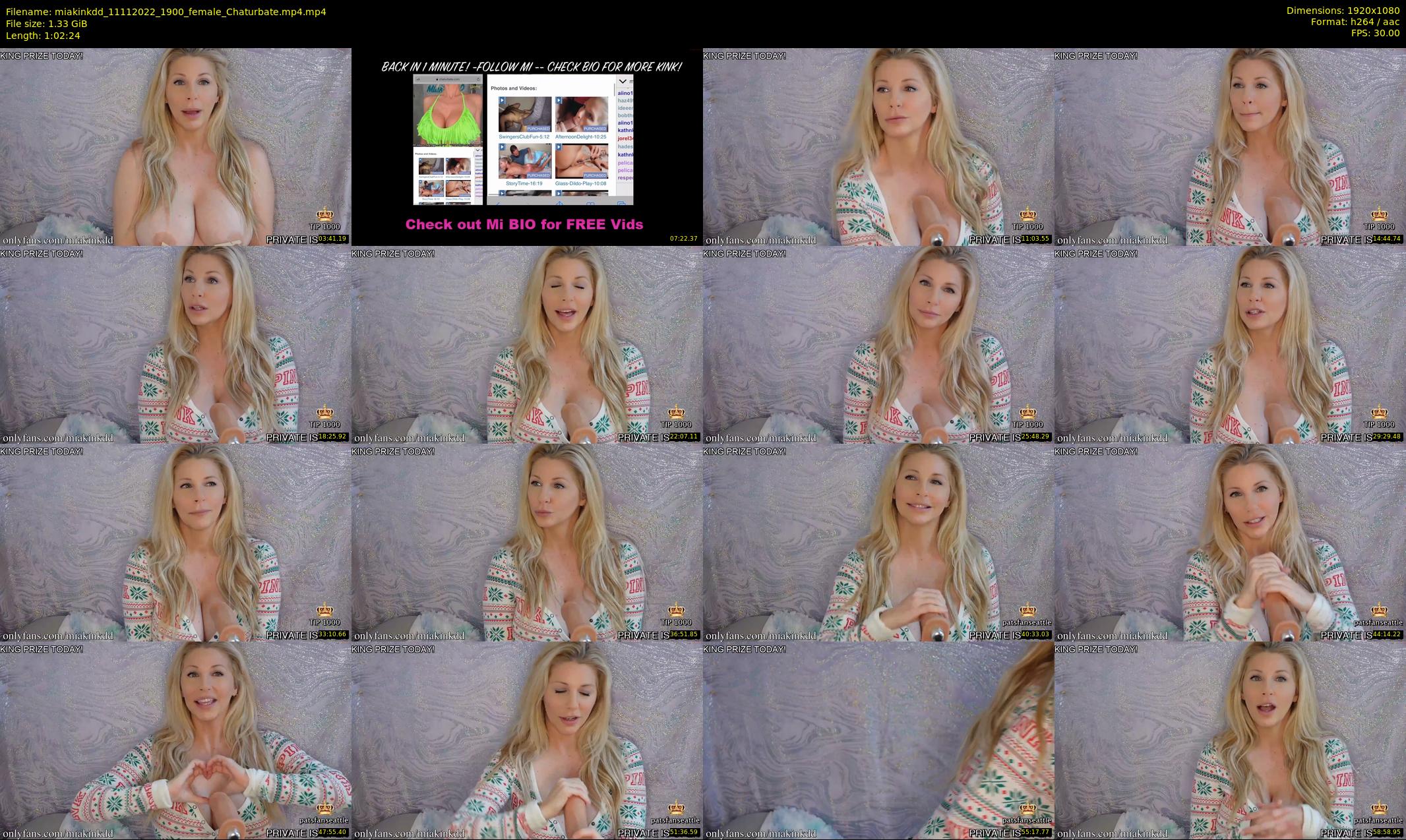 miakinkdd — 63 minute Chaturbate female cam show recording, 1080p, Nov 11, 2022