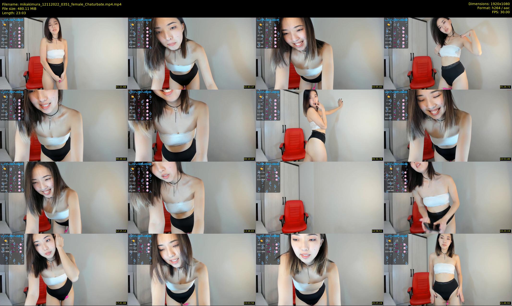mikakimura — 24 minute Chaturbate female cam show recording, 1080p, Nov 12, 2022