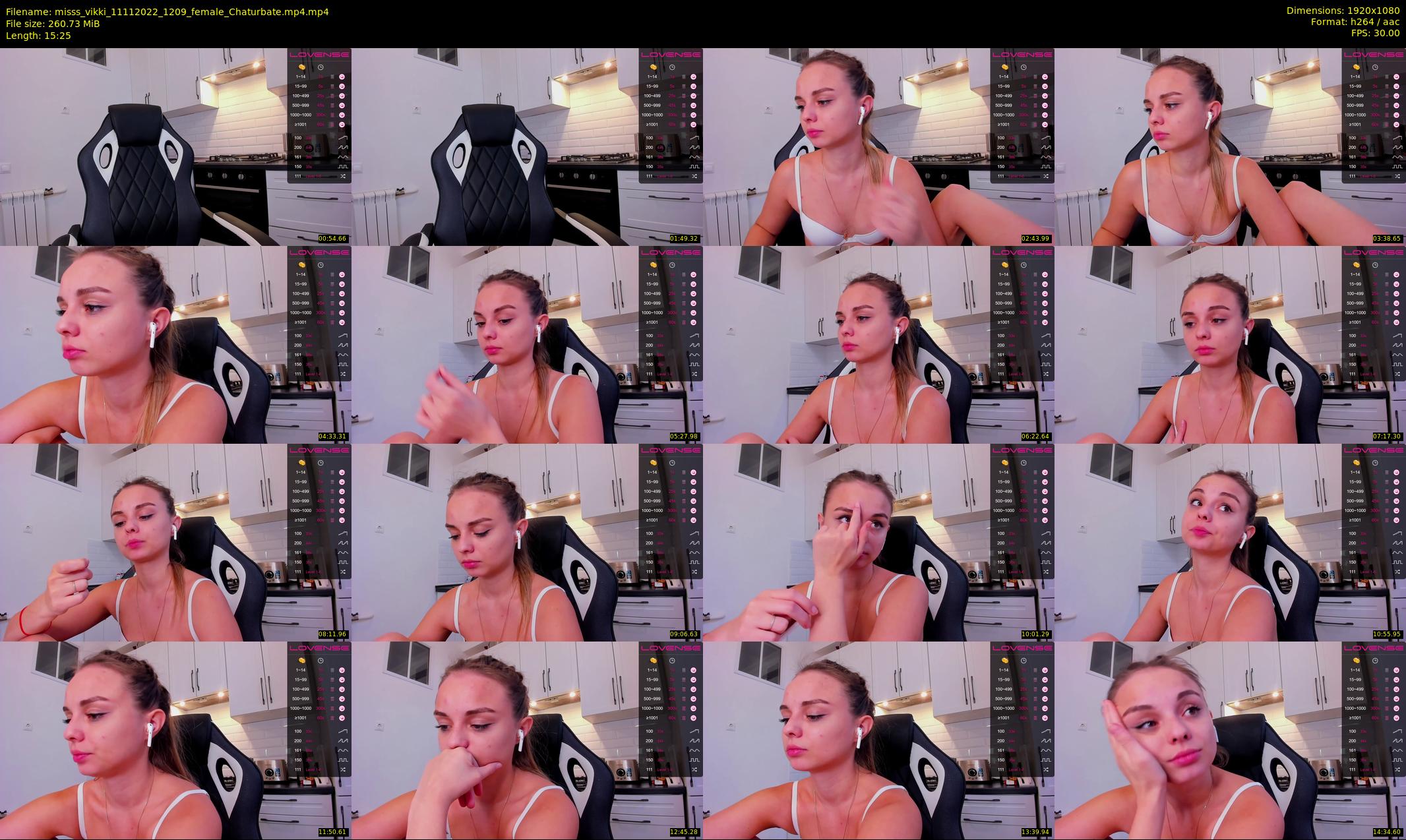 misss_vikki — 16 minute Chaturbate female cam show recording, 1080p, Nov 11, 2022