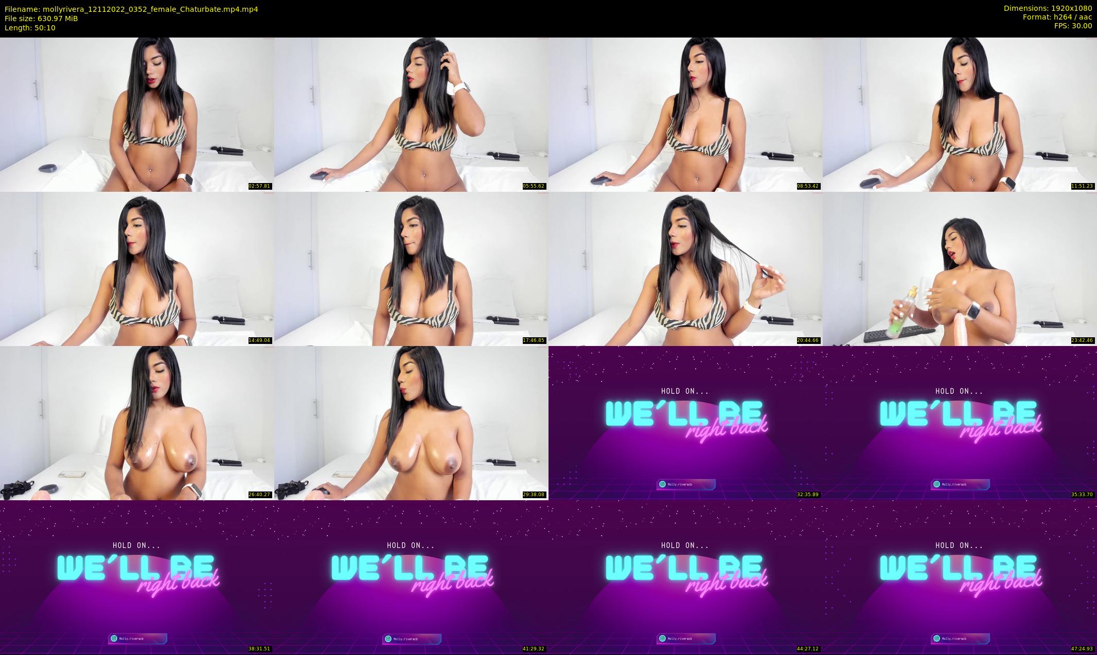 mollyrivera — 51 minute Chaturbate female cam show recording, 1080p, Nov 12, 2022